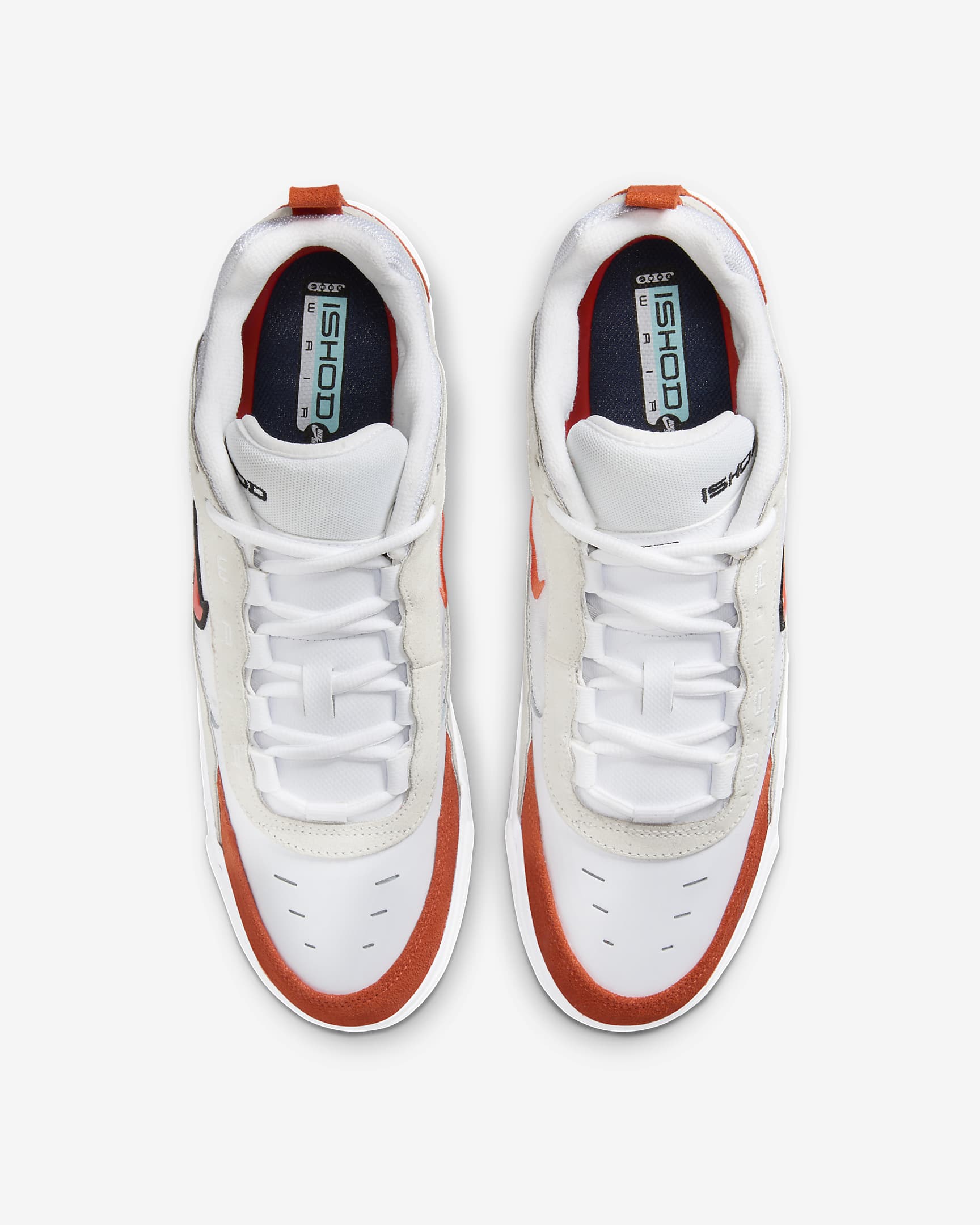 Nike Air Max Ishod Men's Shoes - White/Summit White/Black/Orange