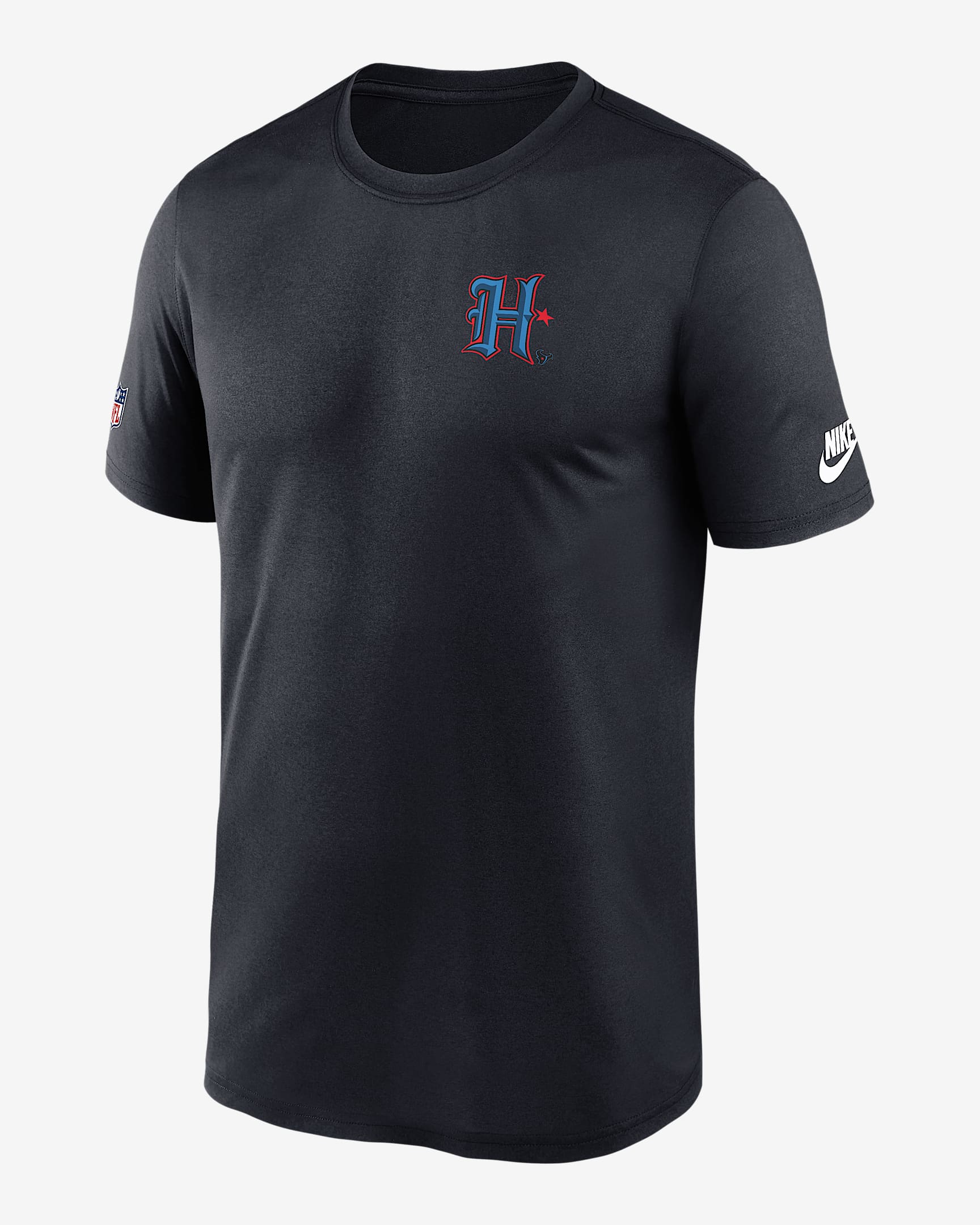 Playera Nike Dri-FIT de la NFL para hombre Houston Texans Alt Legend Small Logo - Azul