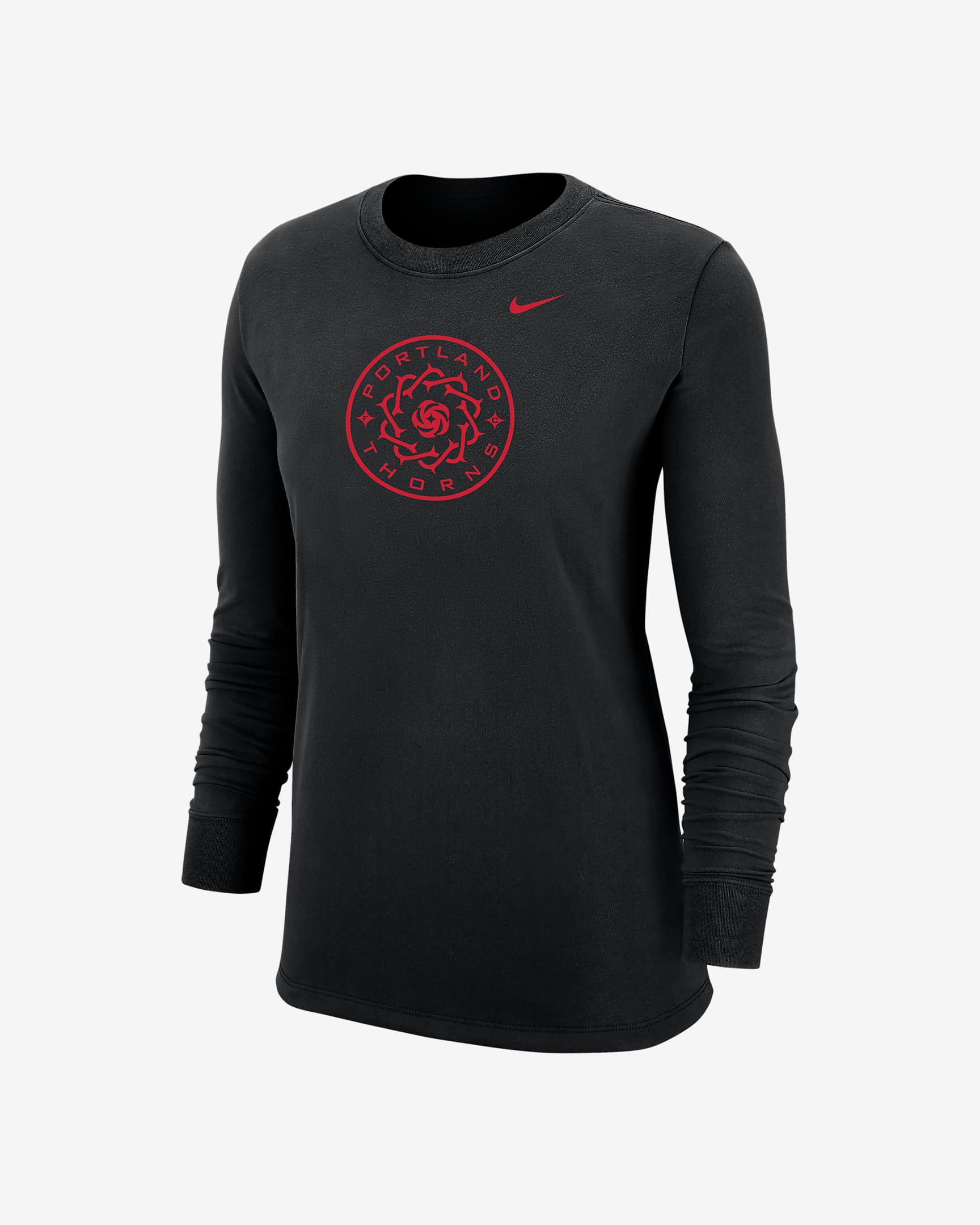 Portland Thorns Women's Nike Soccer Long-Sleeve T-Shirt - Black