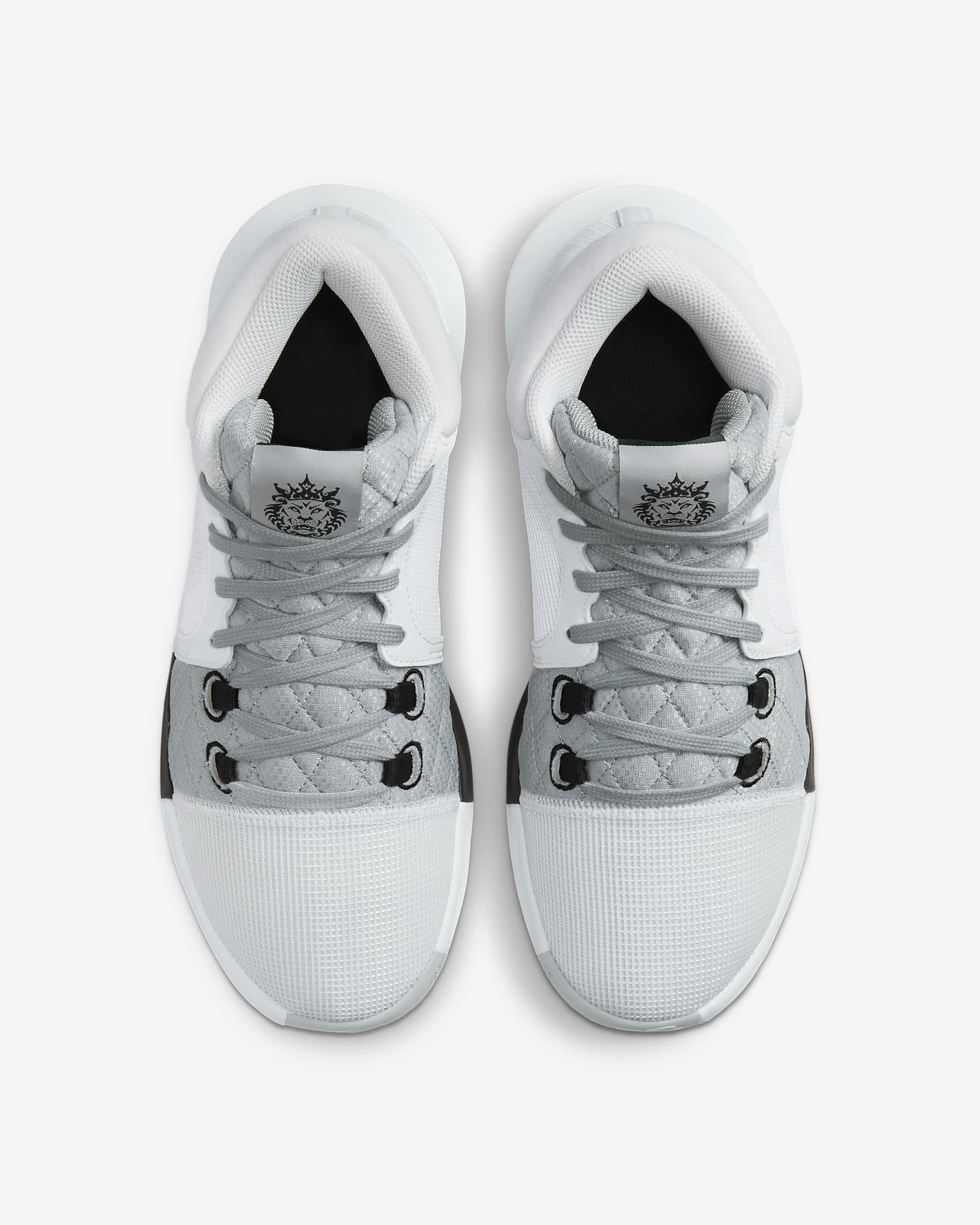 Chaussure de basket LeBron Witness 8 - Blanc/Light Smoke Grey/Noir