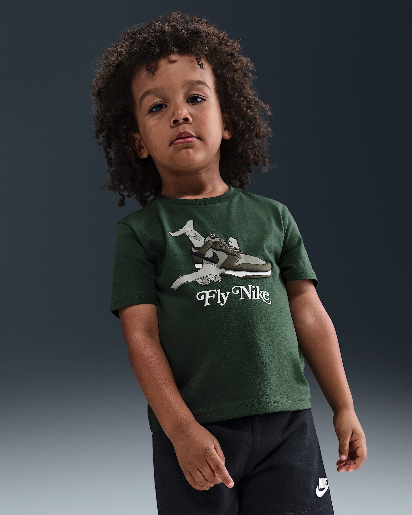 Nike Toddler "Fly Nike" T-Shirt - Fir