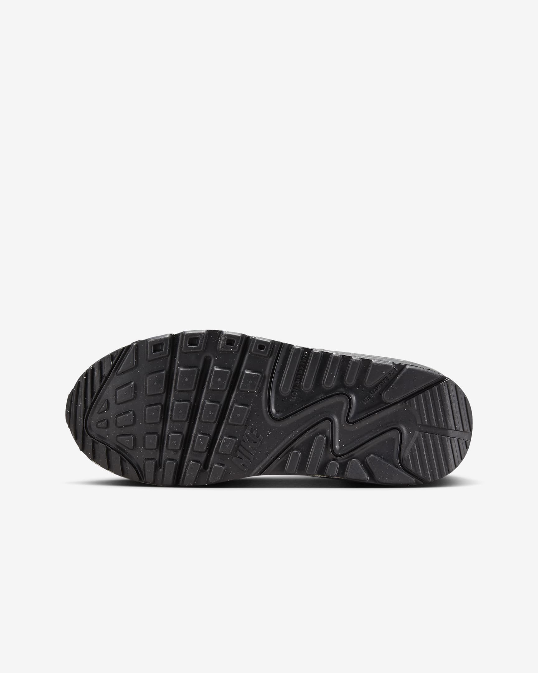 Nike Air Max 90 Schuhe für ältere Kinder - Schwarz/University Gold/Dark Smoke Grey/Weiß