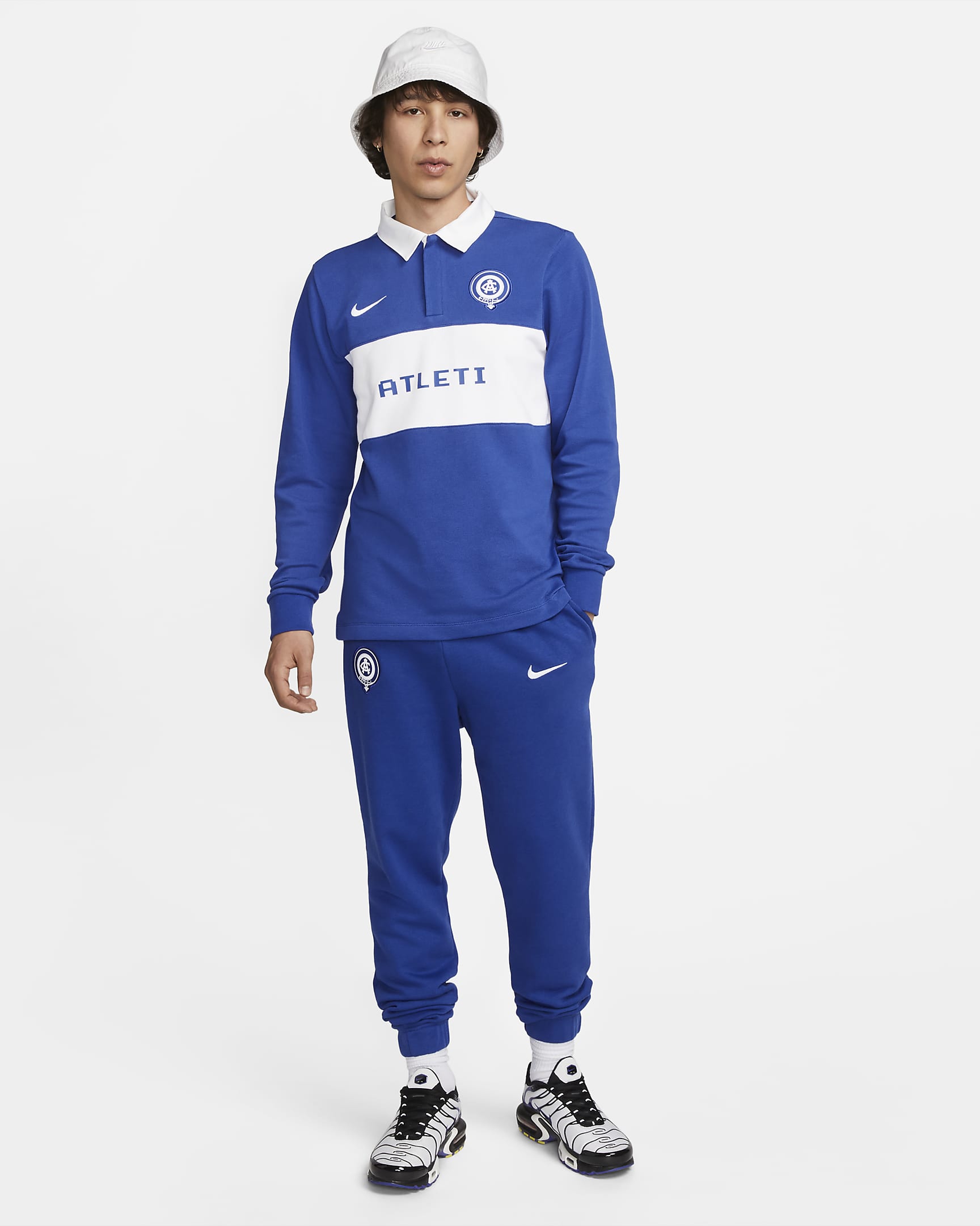 Atlético Madrid Men's Nike SB LongSleeve Polo. Nike SK