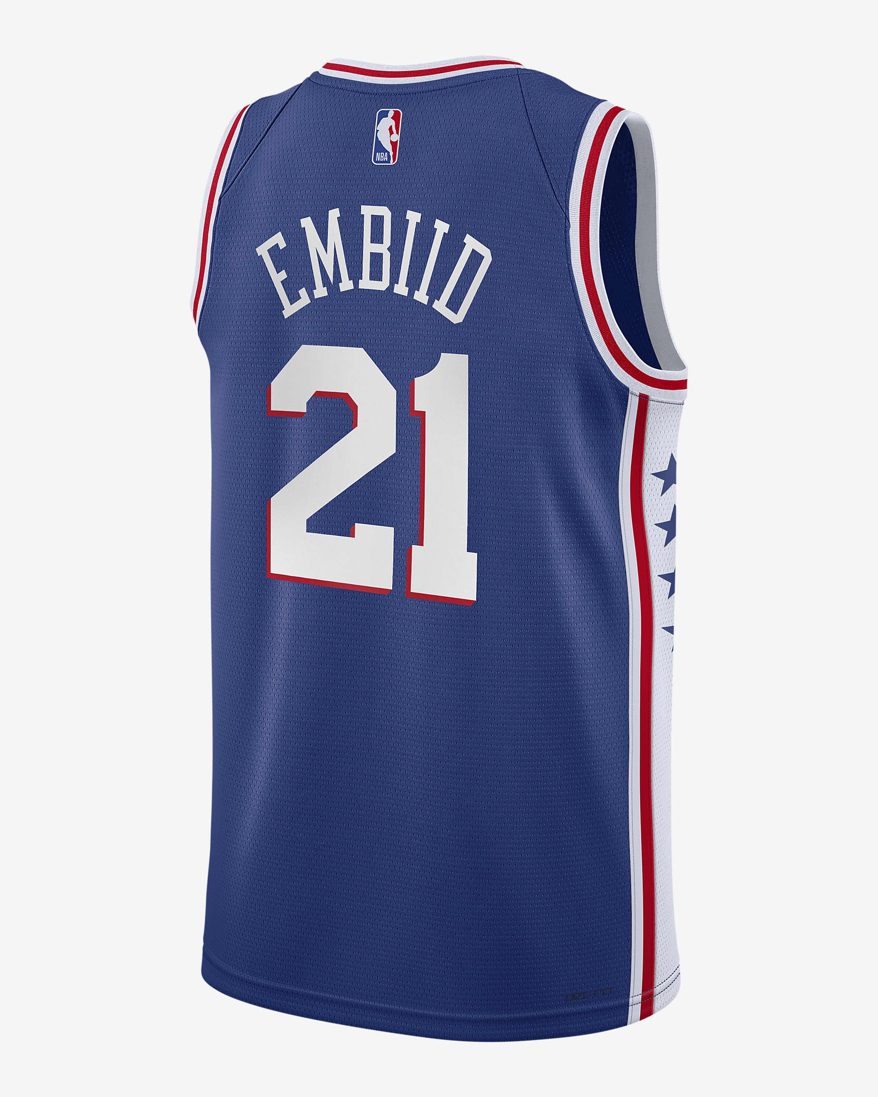 Joel Embiid Philadelphia 76ers 2023/24 Icon Edition Big Kids' Nike NBA ...