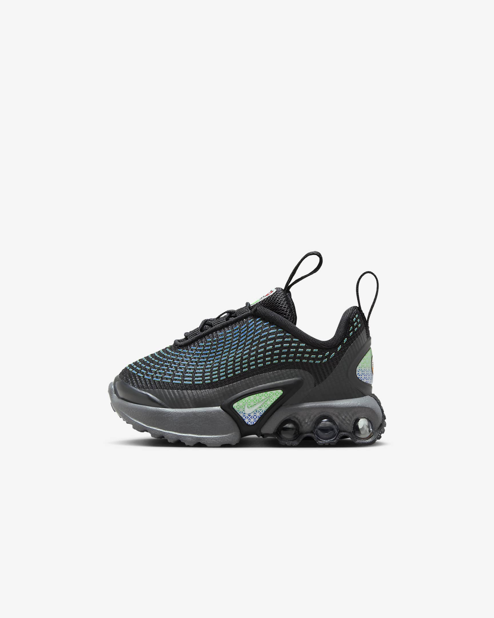 Nike Air Max Dn Baby/Toddler Shoes - Black/Hyper Cobalt/Rage Green/White