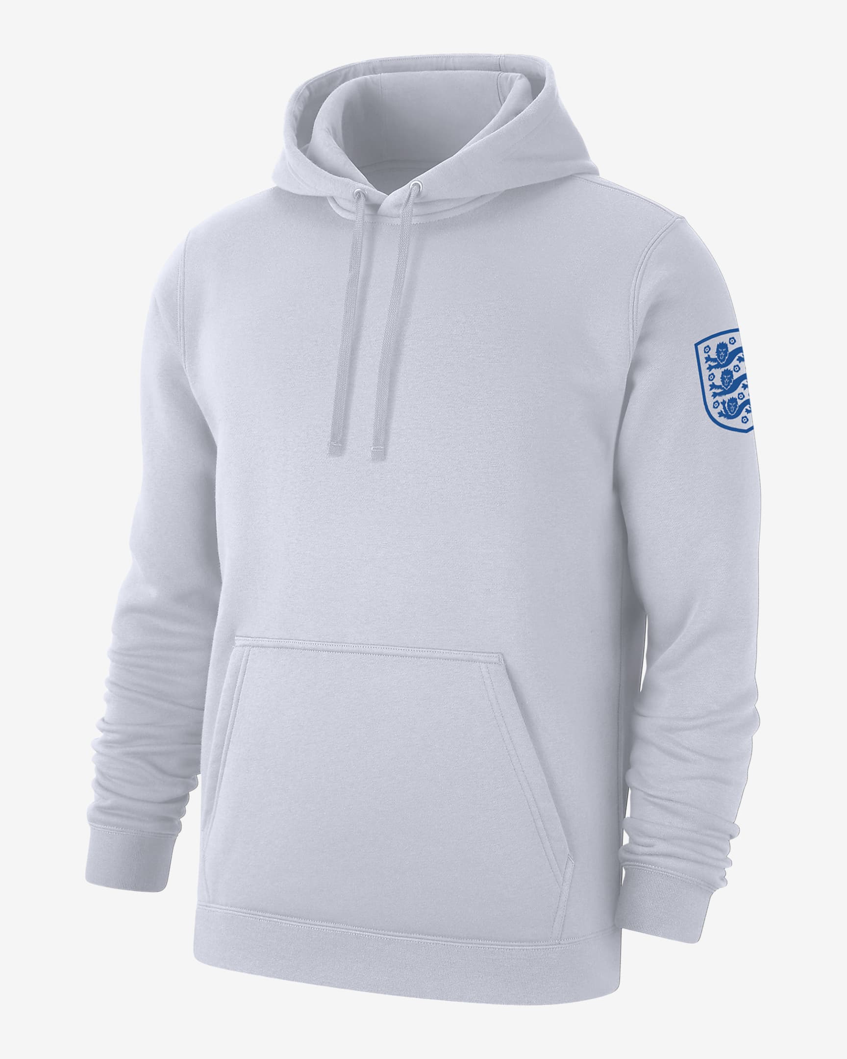 Sudadera con gorro sin cierre de fútbol Nike para hombre England Club Fleece - Blanco