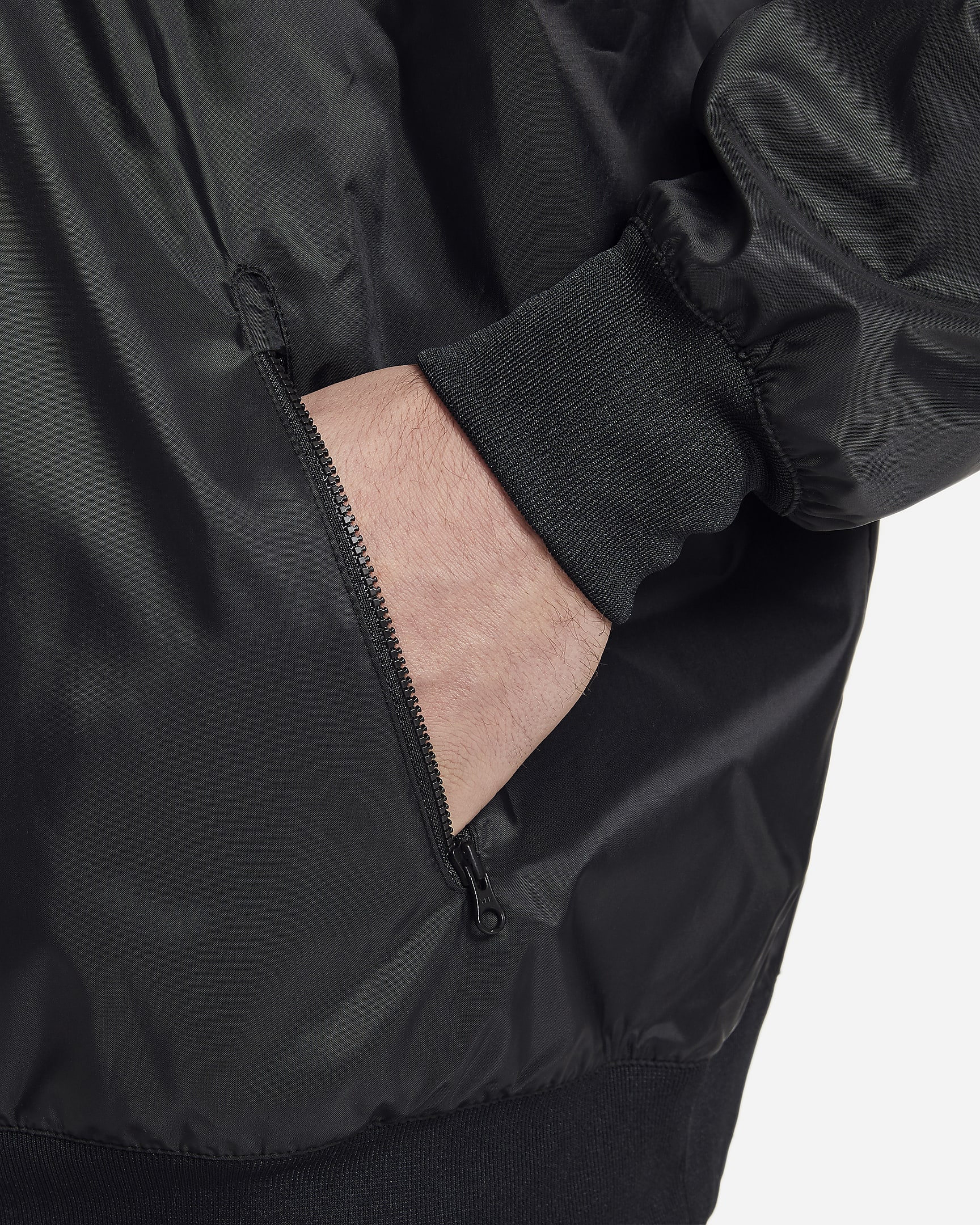 Nike Sportswear Windrunner Men's Hooded Jacket - Black/White