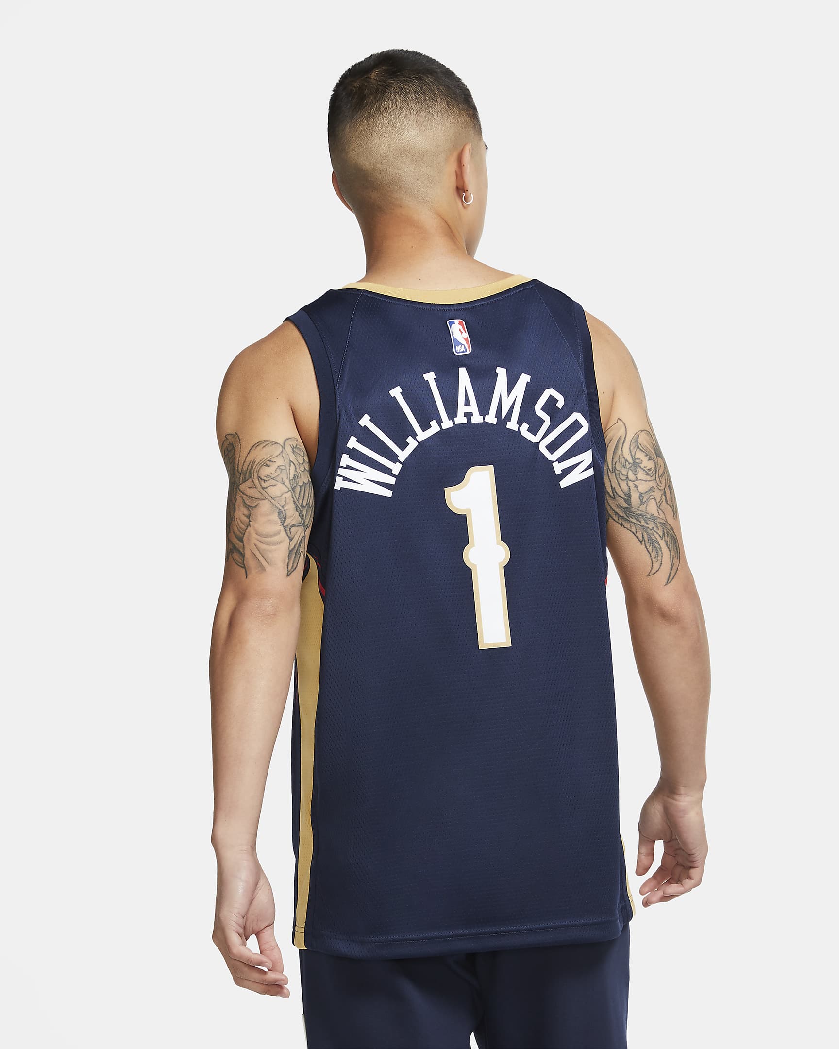 Zion Williamson Pelicans Icon Edition 2020 Nike NBA Swingman Jersey - College Navy/Club Gold