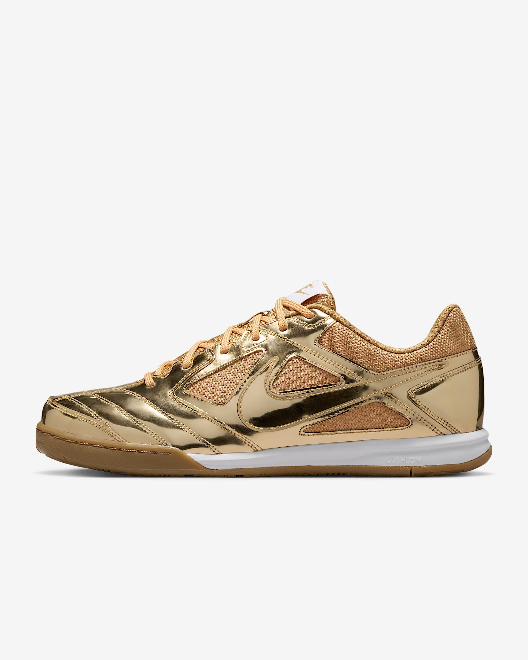 Nike Gato LV8 Men's Shoes - Metallic Gold/White/Gum Light Brown/Metallic Gold