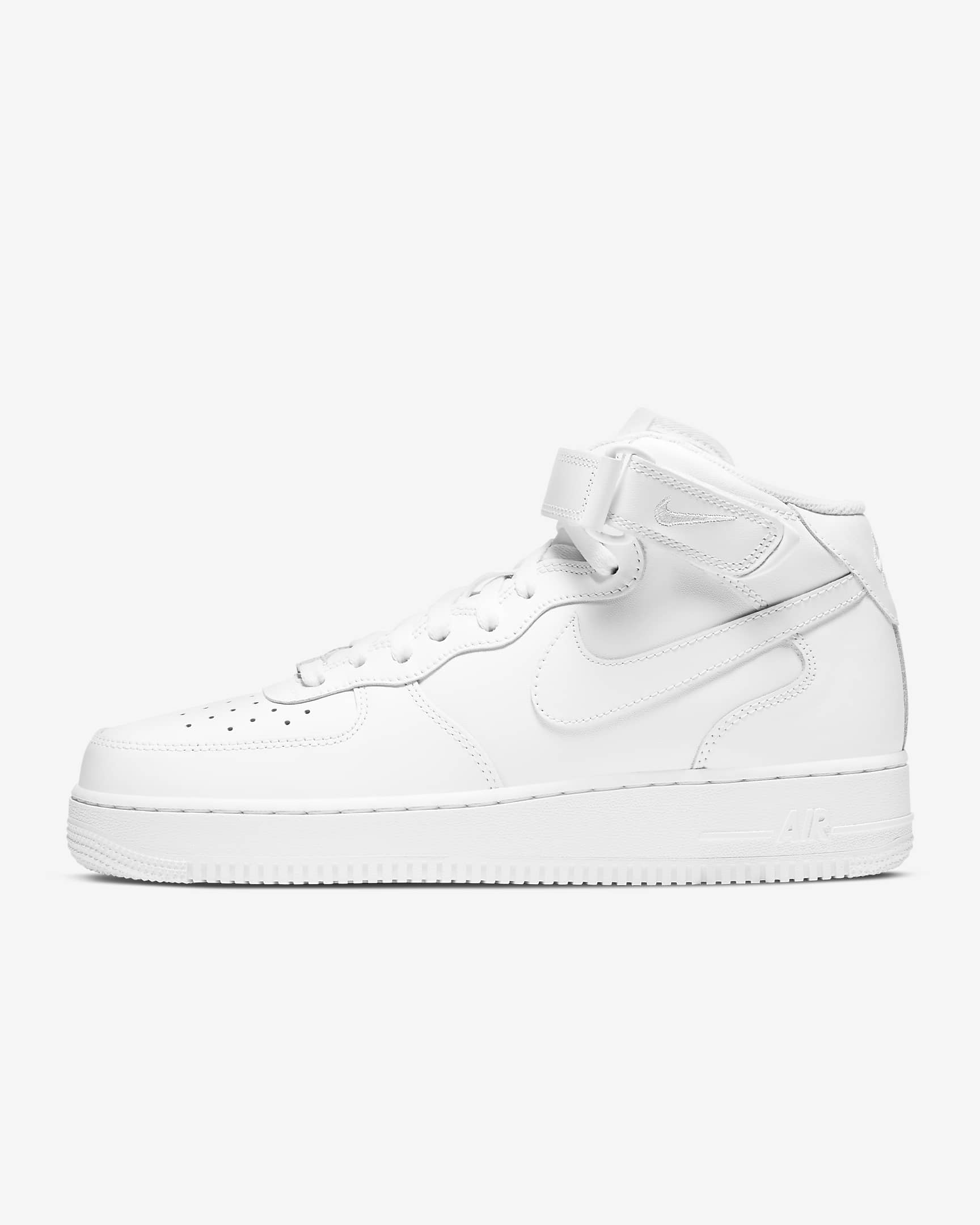 Chaussure Nike Air Force 1 Mid '07 pour Homme - Blanc/Blanc