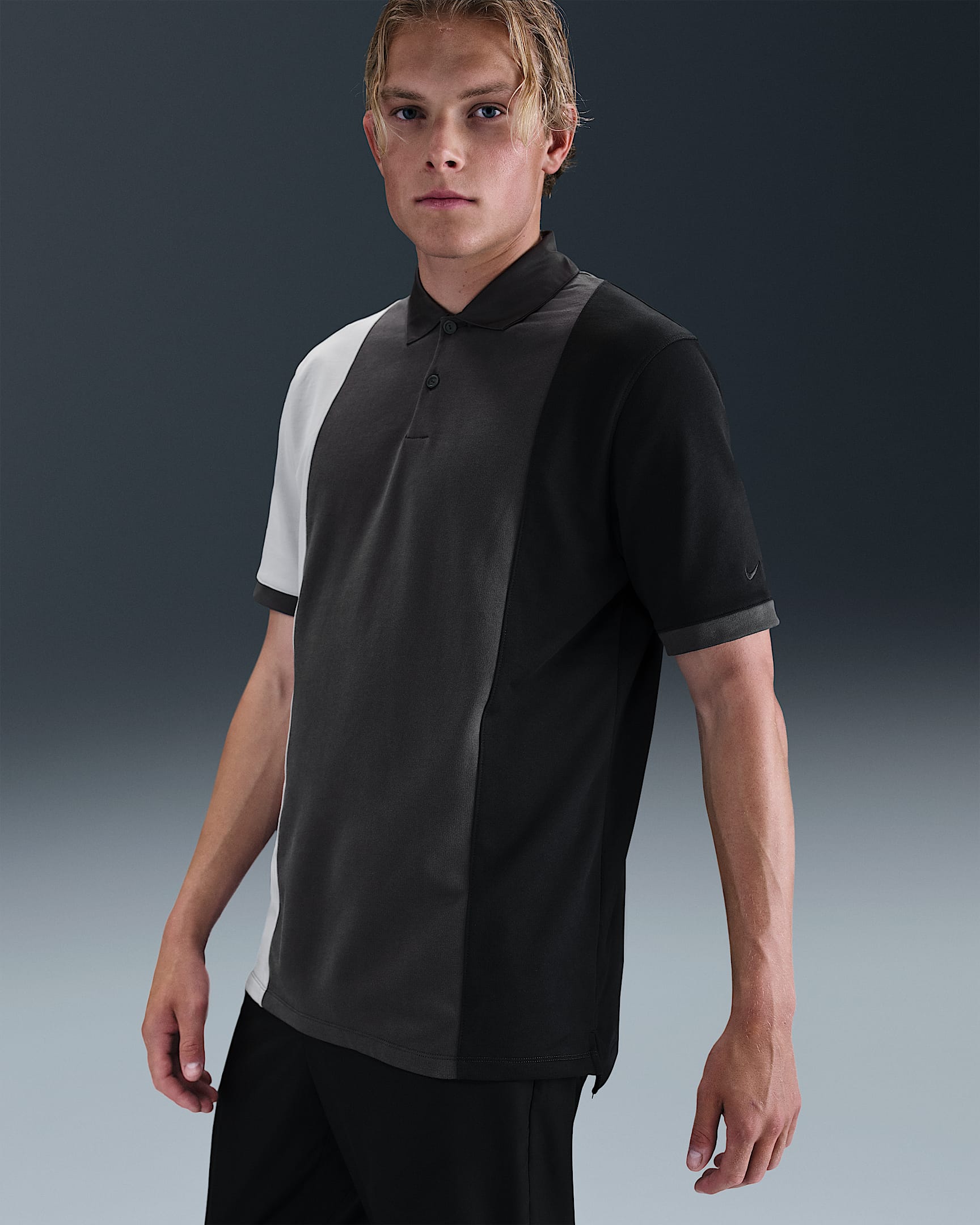 Nike Victory+ Men's Golf Polo - Anthracite/Wolf Grey/Black/Anthracite