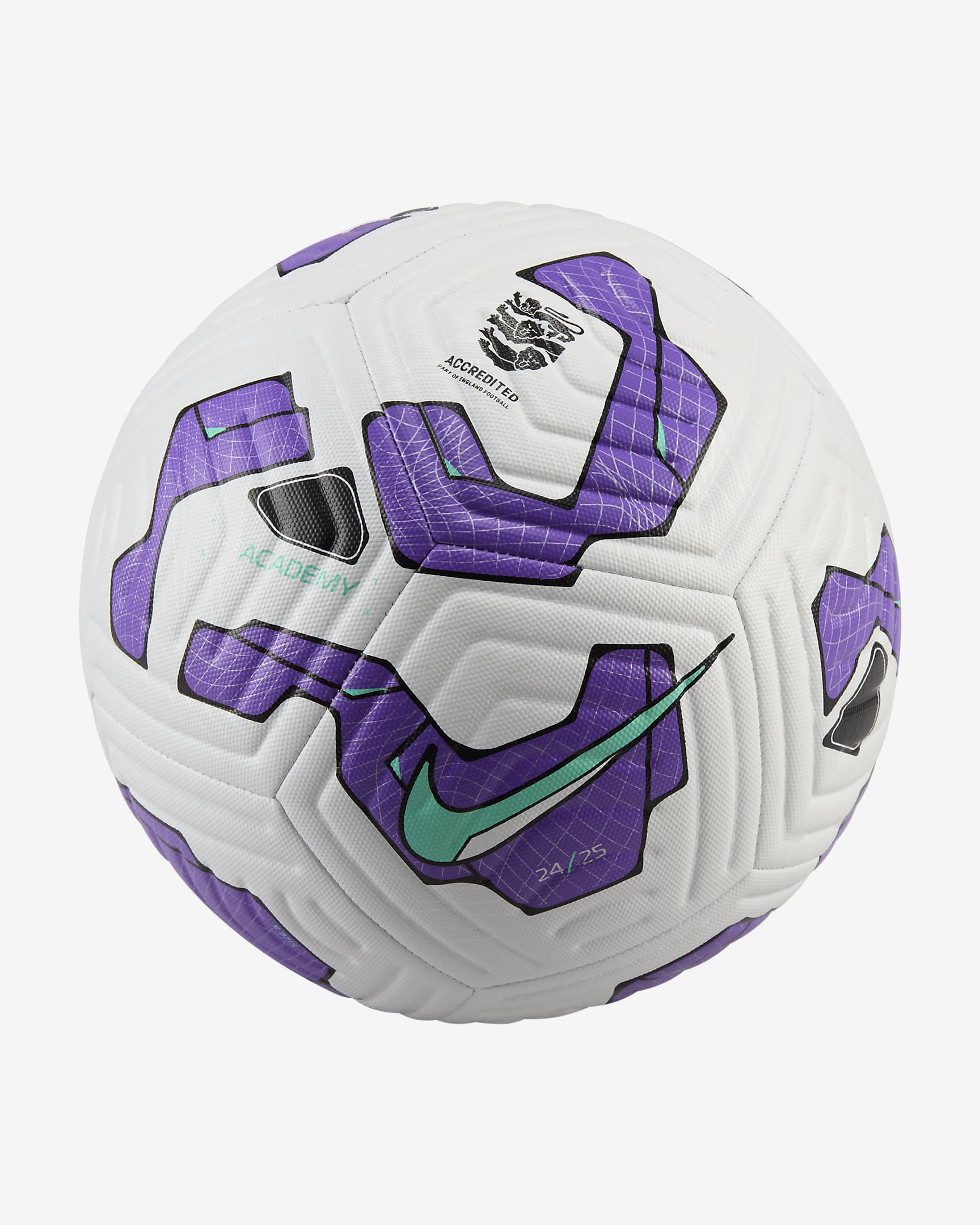 FA England Accredited Academy Nike Fußball - Weiß/Wild Berry/Petrol