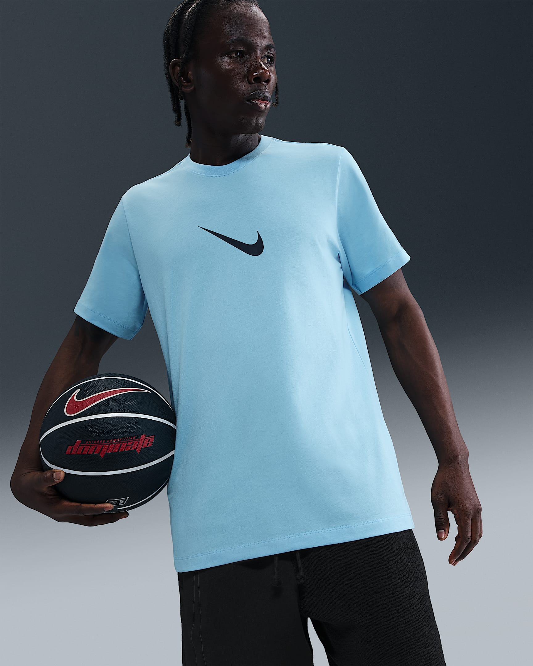 Giannis-T-shirt til mænd - Aquarius Blue