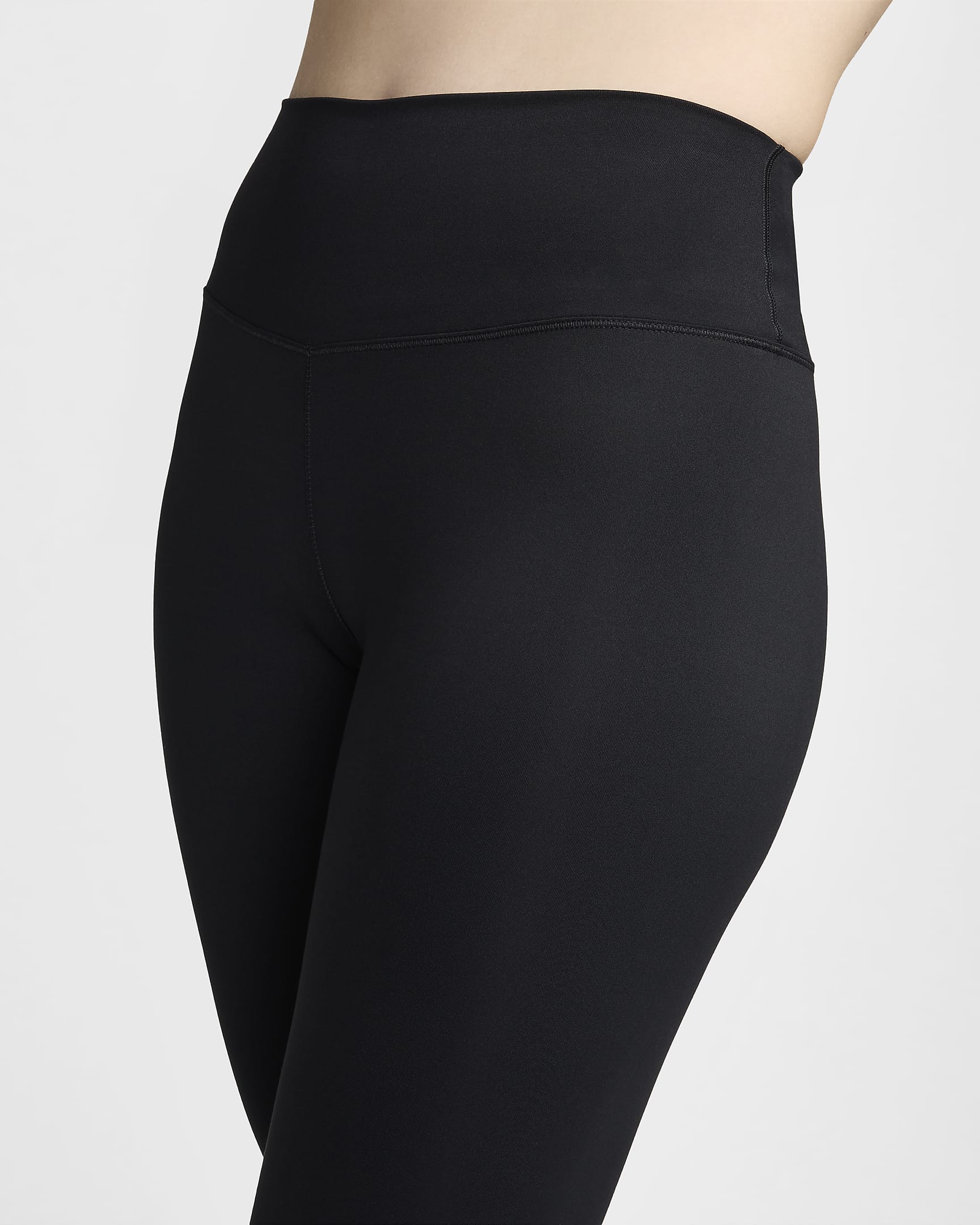 Nike One Leggings de 7/8 de talle alto - Mujer - Negro/Negro