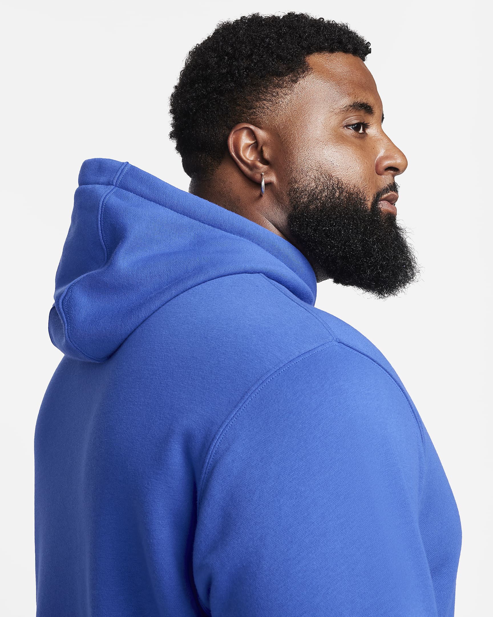 Sweat à capuche Nike Sportswear Club Fleece - Game Royal/Game Royal/Blanc