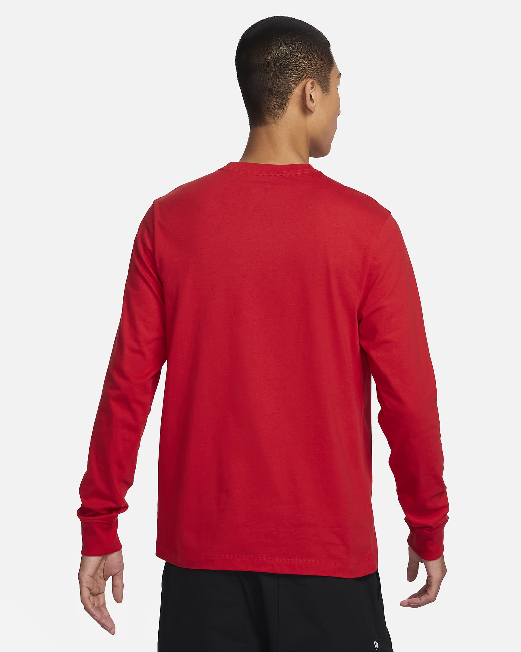 Nike Sportswear Long-Sleeve T-Shirt - University Red