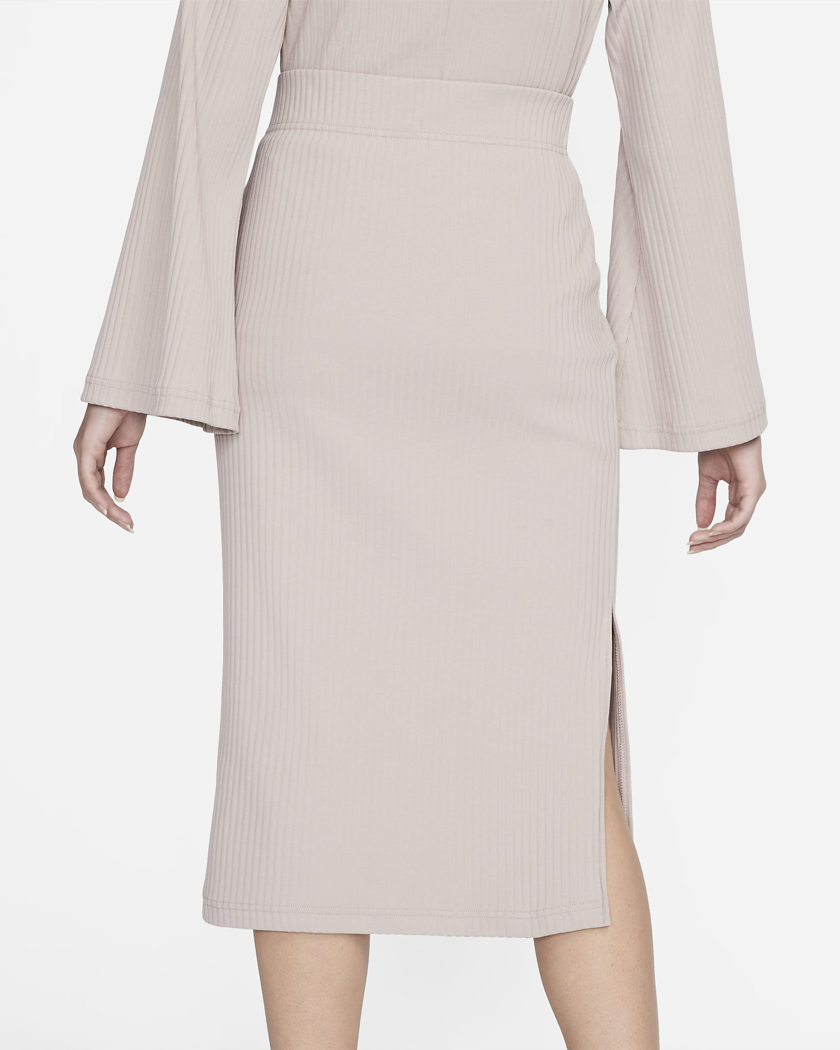 Nike Sportswear Women's HighWaisted Ribbed Jersey Skirt. Nike HR