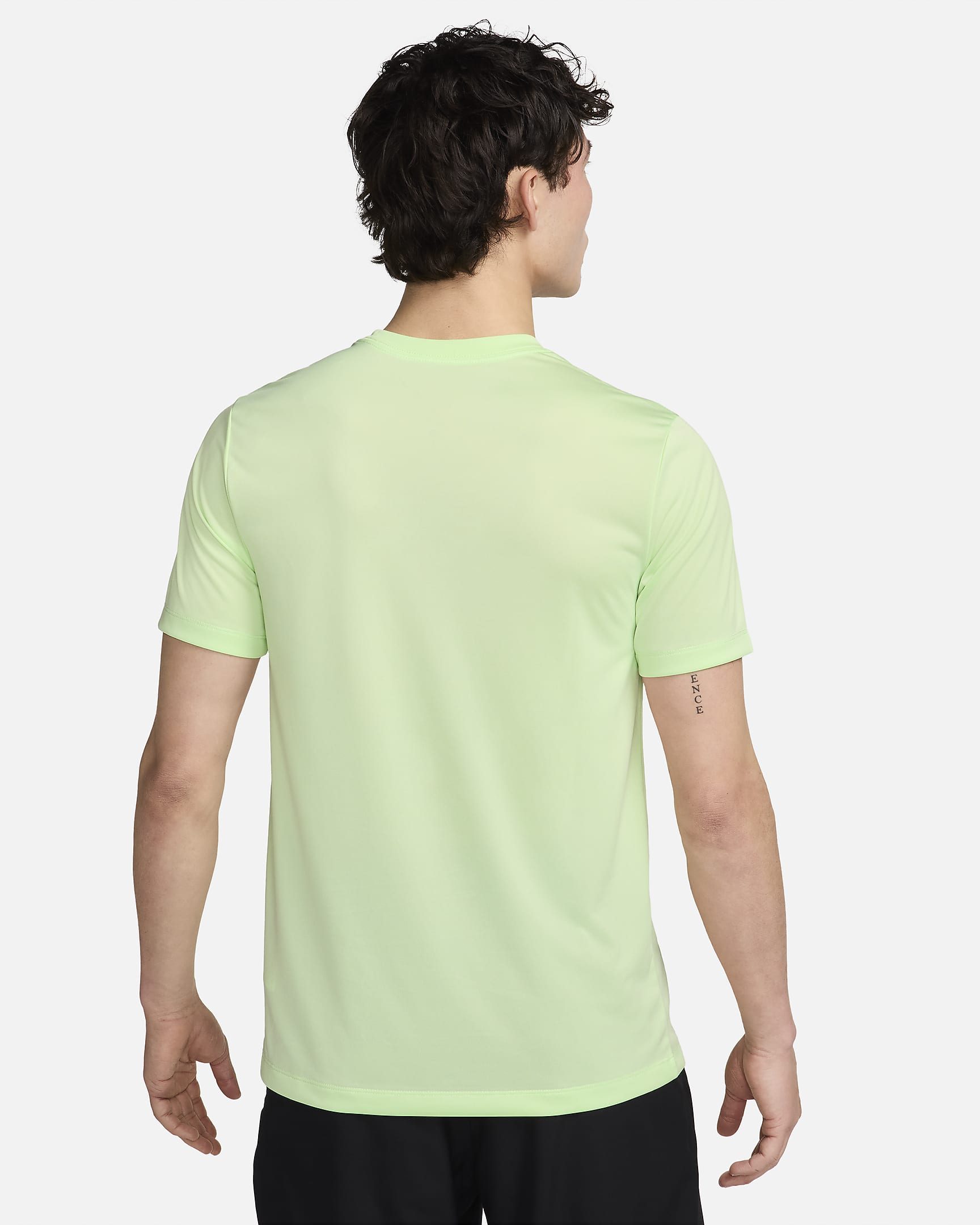 Nike Dri-FIT Men's Fitness T-Shirt - Vapor Green/White