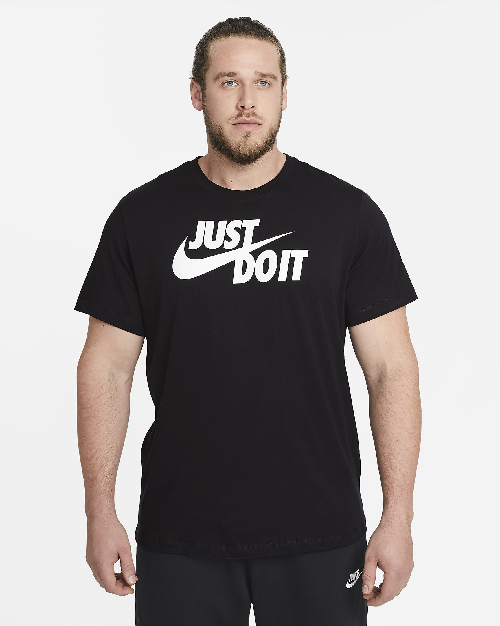 T-shirt Nike Sportswear JDI para homem - Preto/Branco