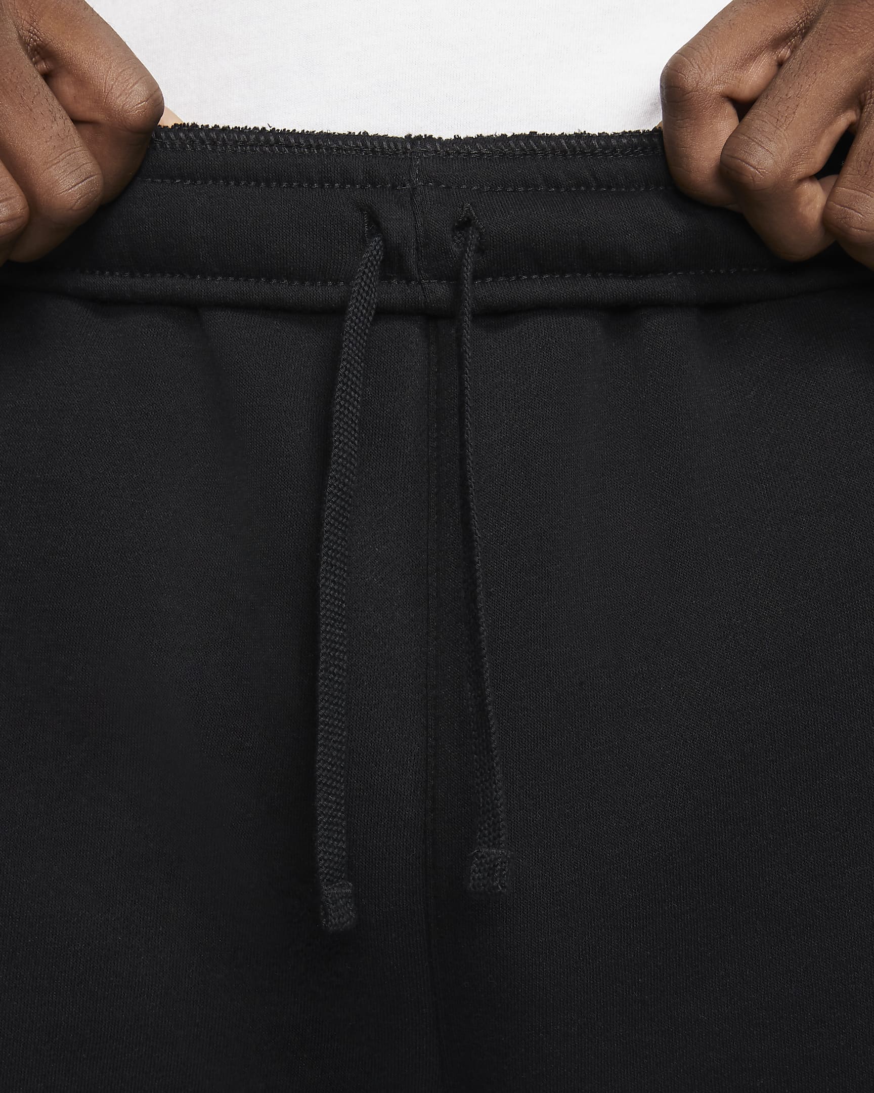 Pants cargo para hombre Nike Sportswear Club Fleece - Negro/Negro/Blanco