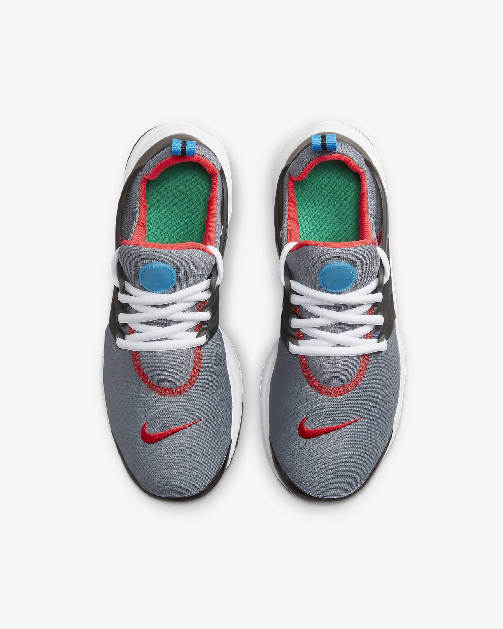 Nike Presto Big Kids' Shoe - Cool Grey/Black/White/Light Crimson