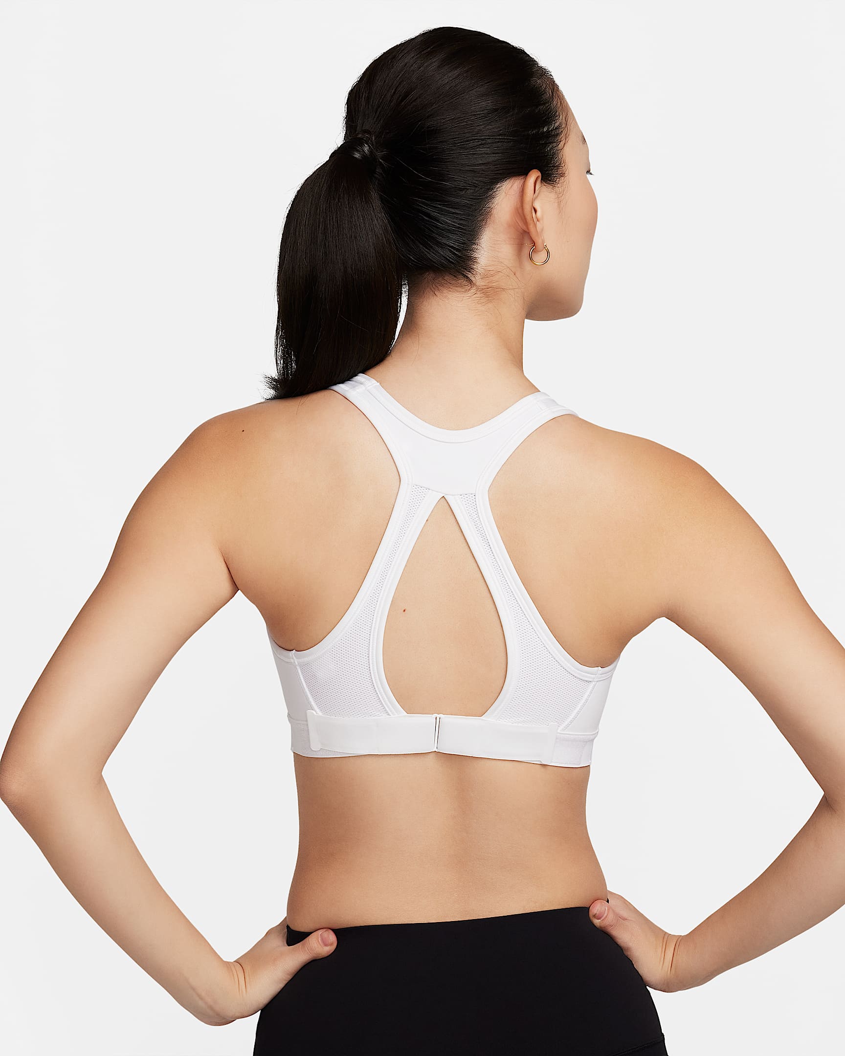 Nike Swoosh HighSupport Women's NonPadded Adjustable Sports Bra. Nike MY