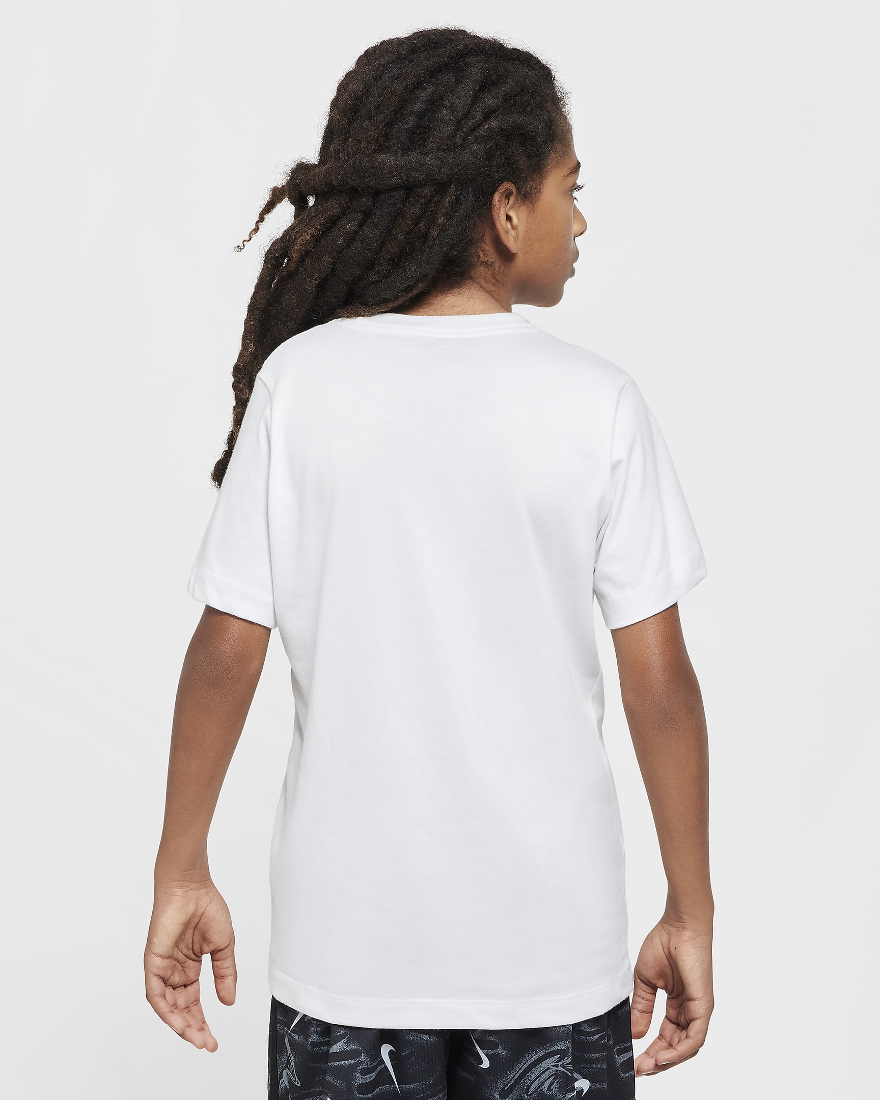 Nike Big Kids' Volleyball T-Shirt - White/Black