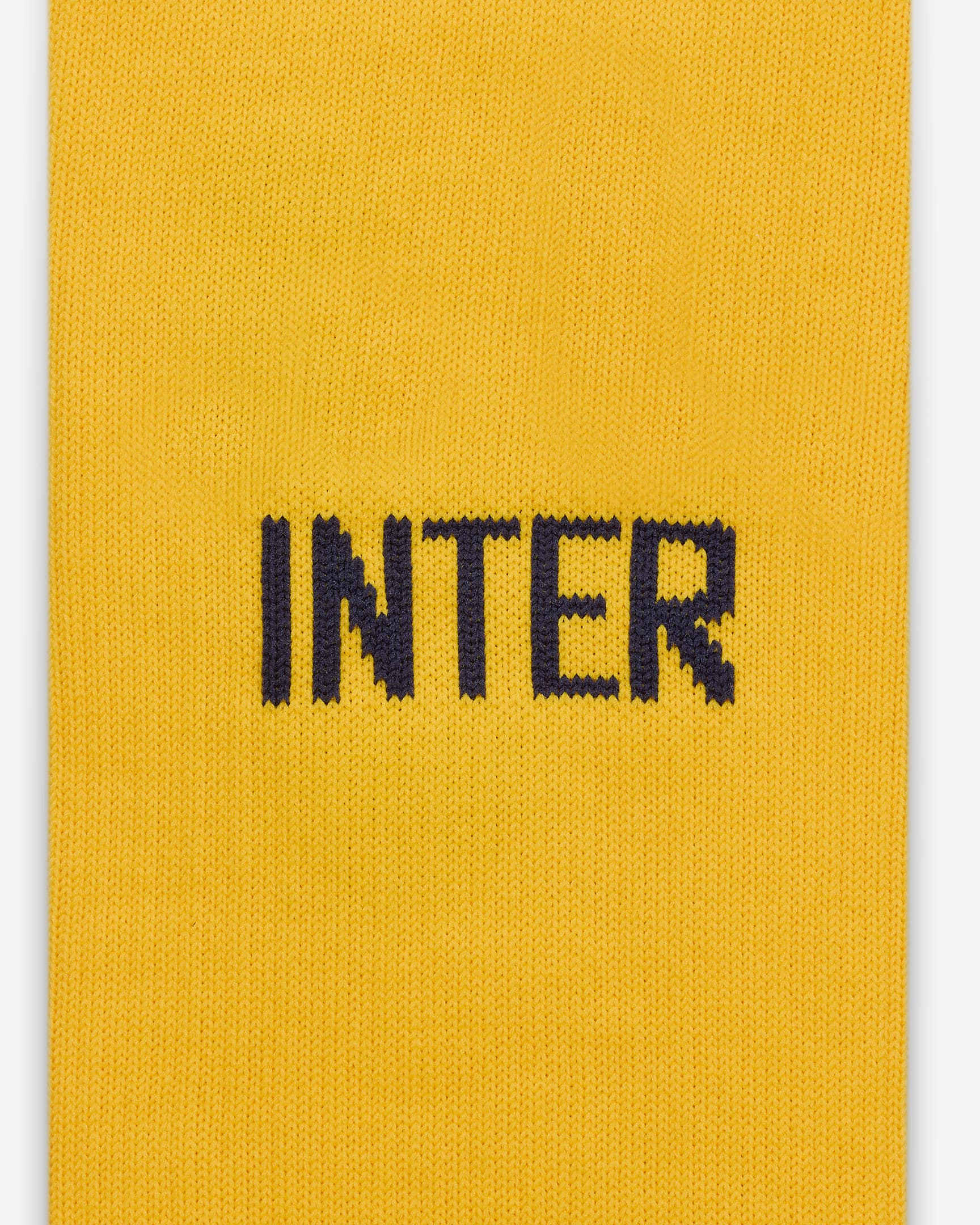 Inter Milan 2024/25 Strike Third Nike Football Knee-High Sock - University Gold/Blackened Blue/Blackened Blue