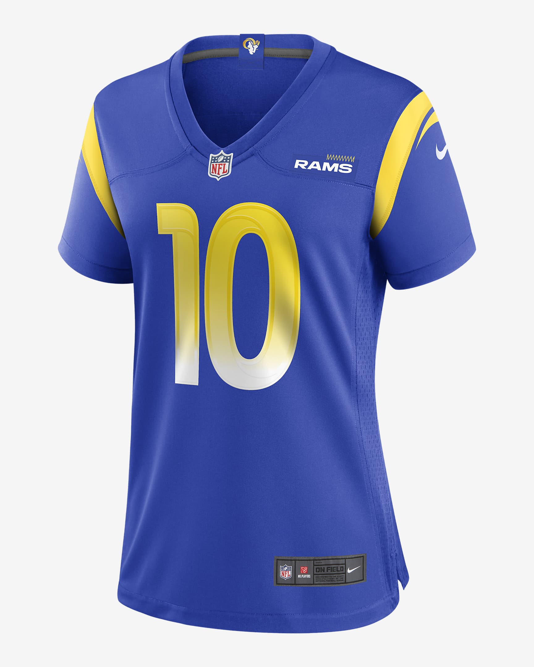 Camiseta de fútbol americano Game para mujer NFL Los Angeles Rams