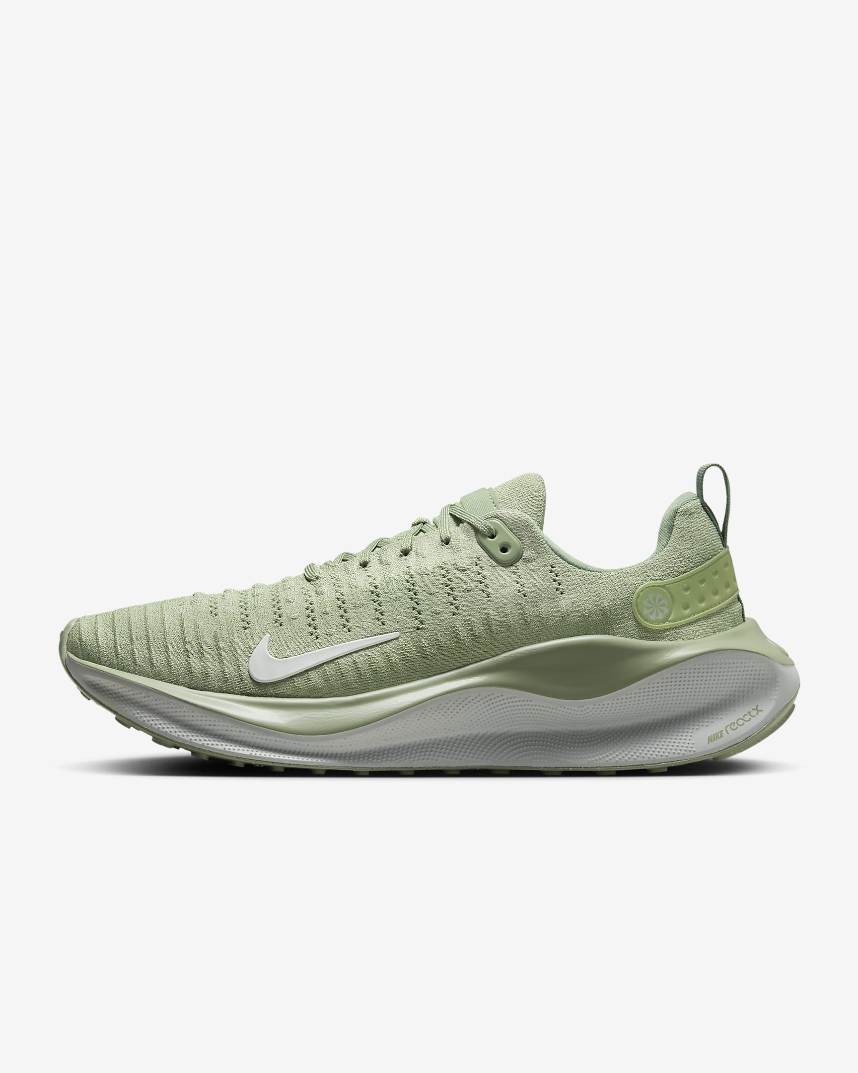 Tenis de correr en carretera para hombre Nike InfinityRN 4 - Verde aceite/Horizonte jade/Plata claro