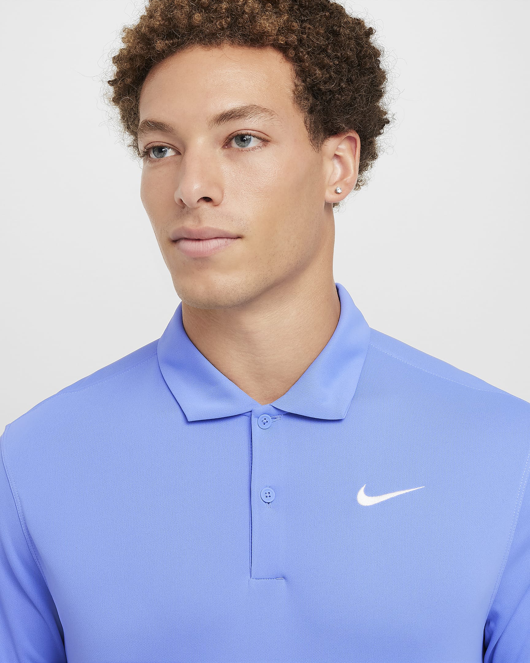 NikeCourt Dri-FIT Men's Tennis Polo - Royal Pulse/White