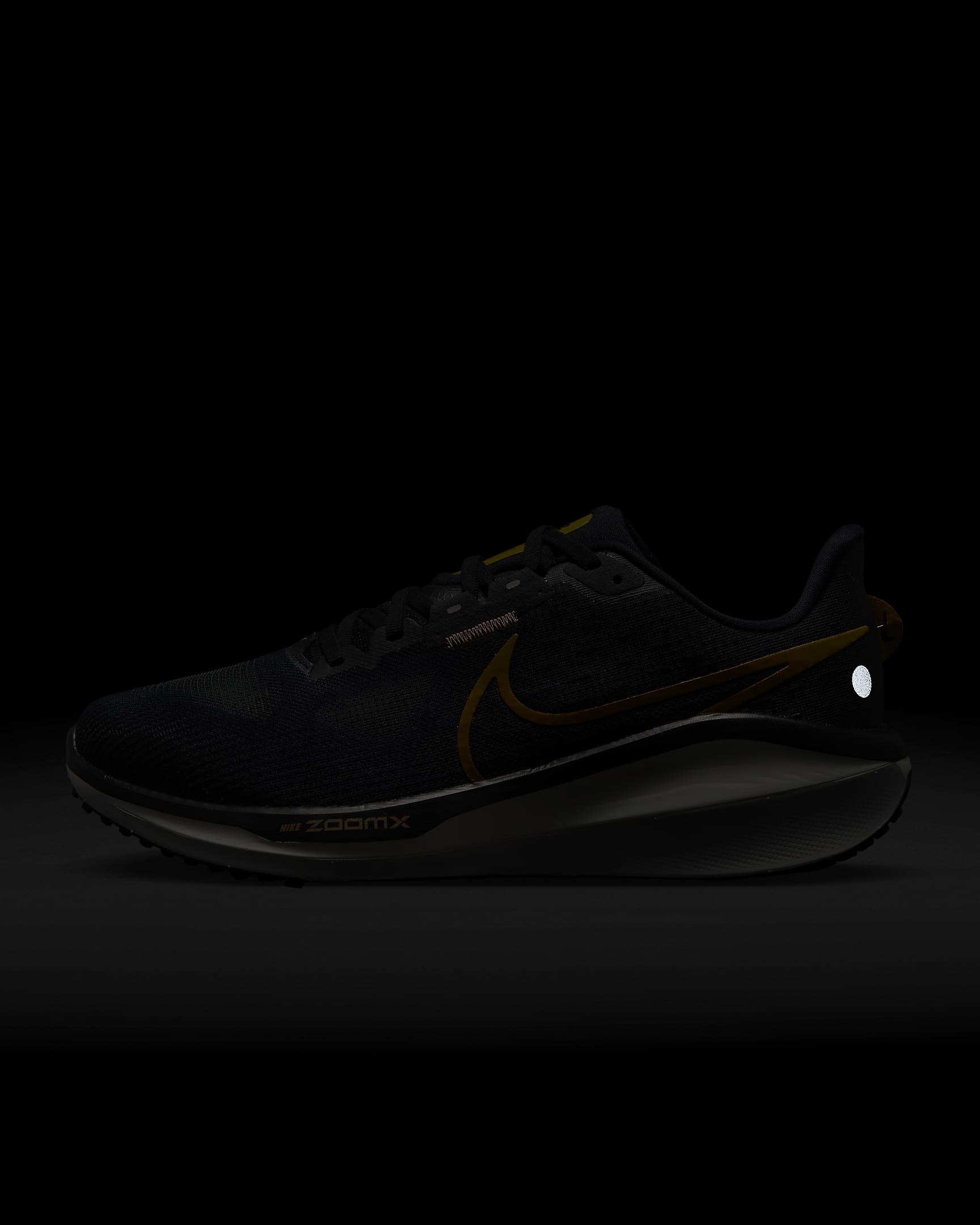 Nike Vomero 17 Men's Road Running Shoes - Black/Amber Brown/Bronzine