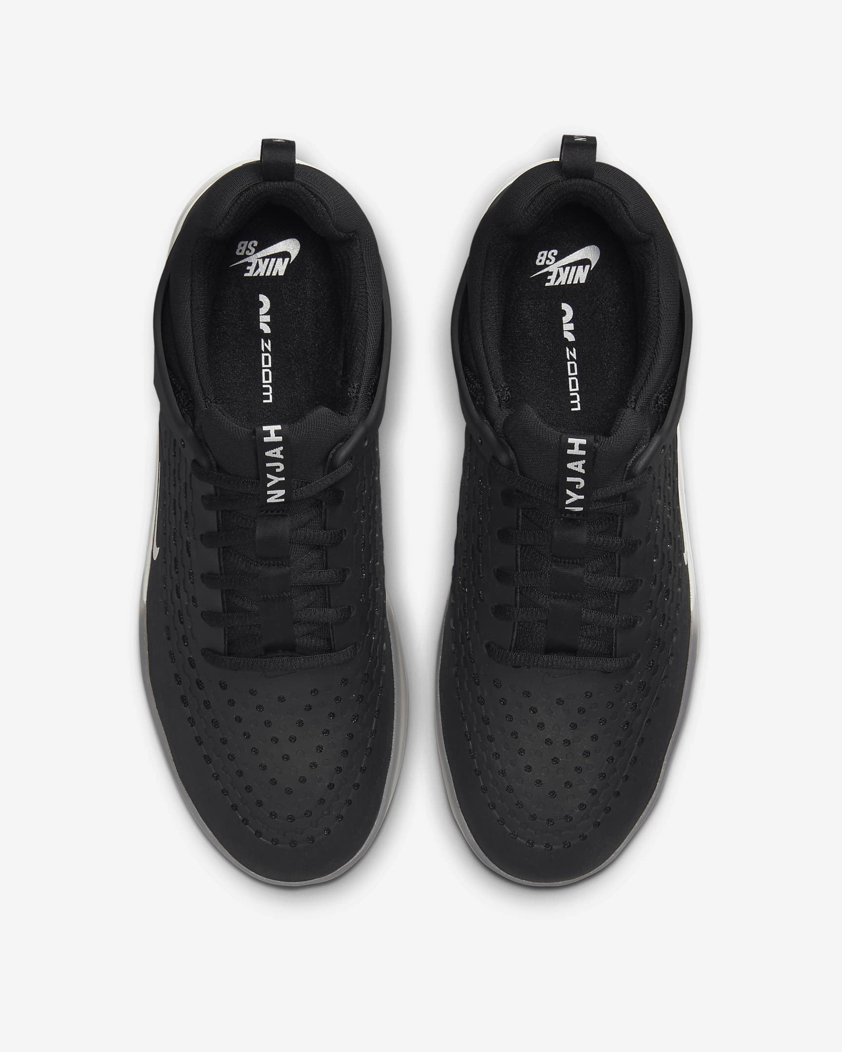 Tenis de skateboarding Nike SB Nyjah 3 - Negro/Negro/Blanco cumbre/Blanco