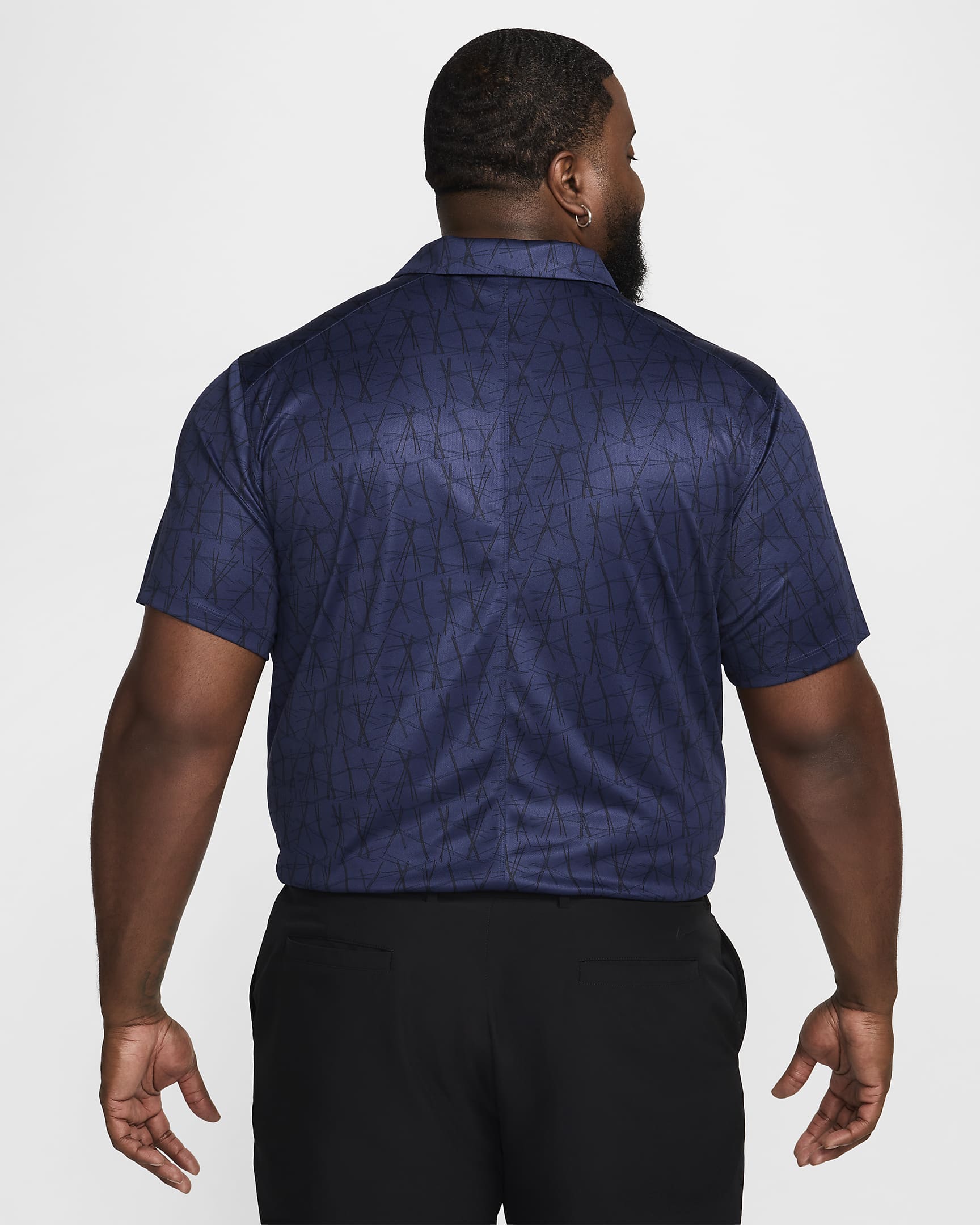 Polo de golf Nike Victory+ pour homme - Midnight Navy/Noir/Midnight Navy/Noir