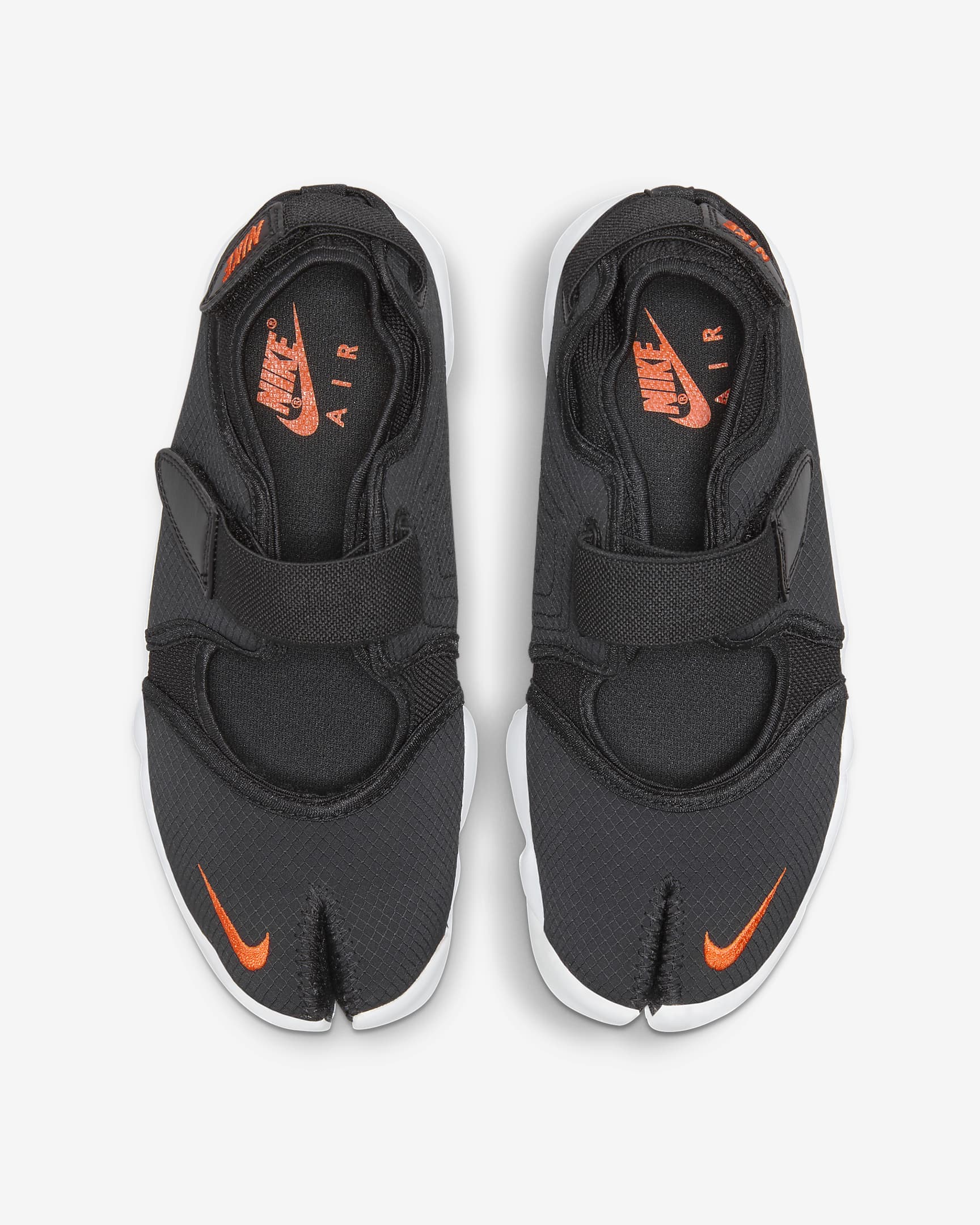 Nike Air Rift Breathe Women's Shoes - Black/White/Rush Orange