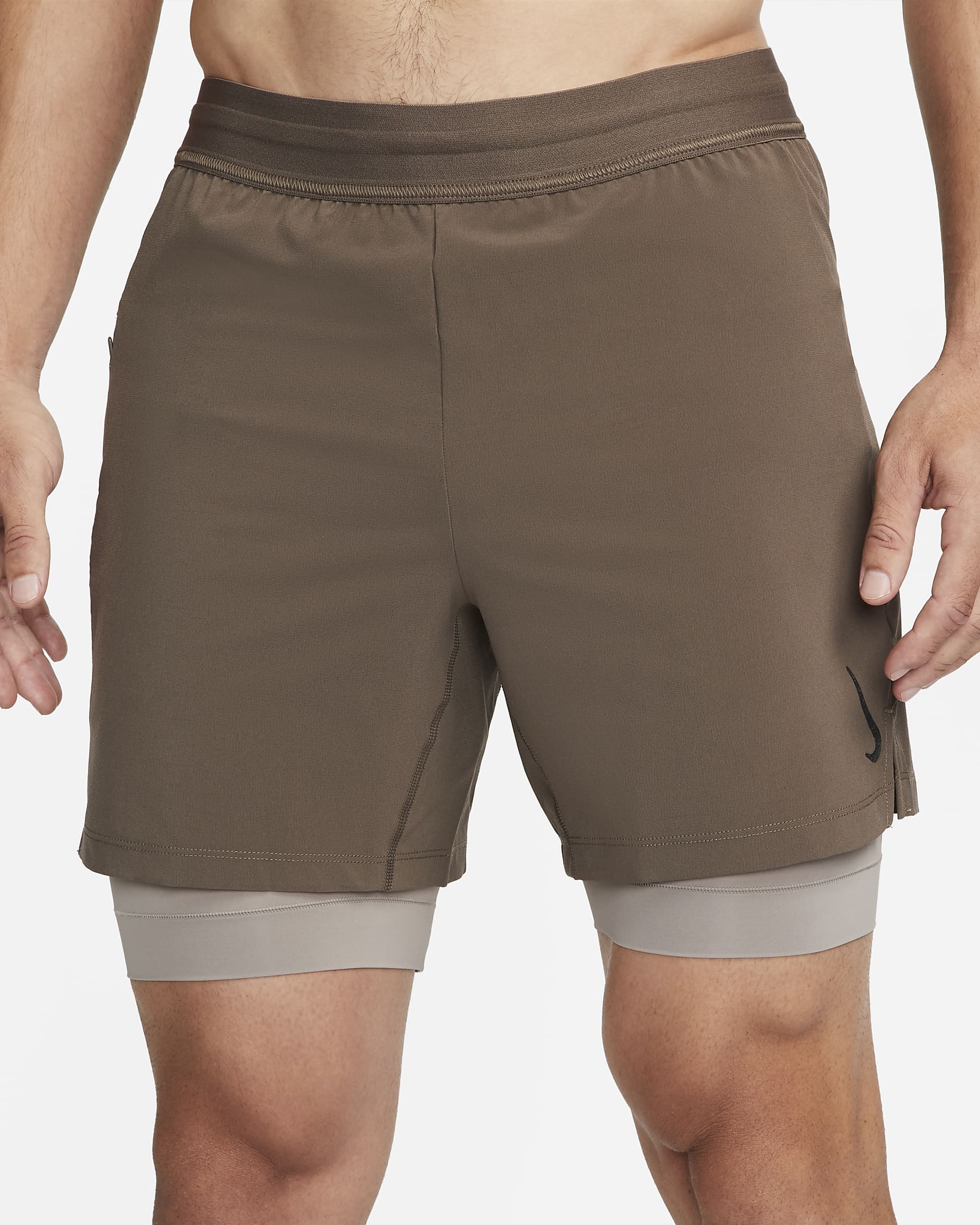 Nike Yoga Men's 2in1 Shorts.