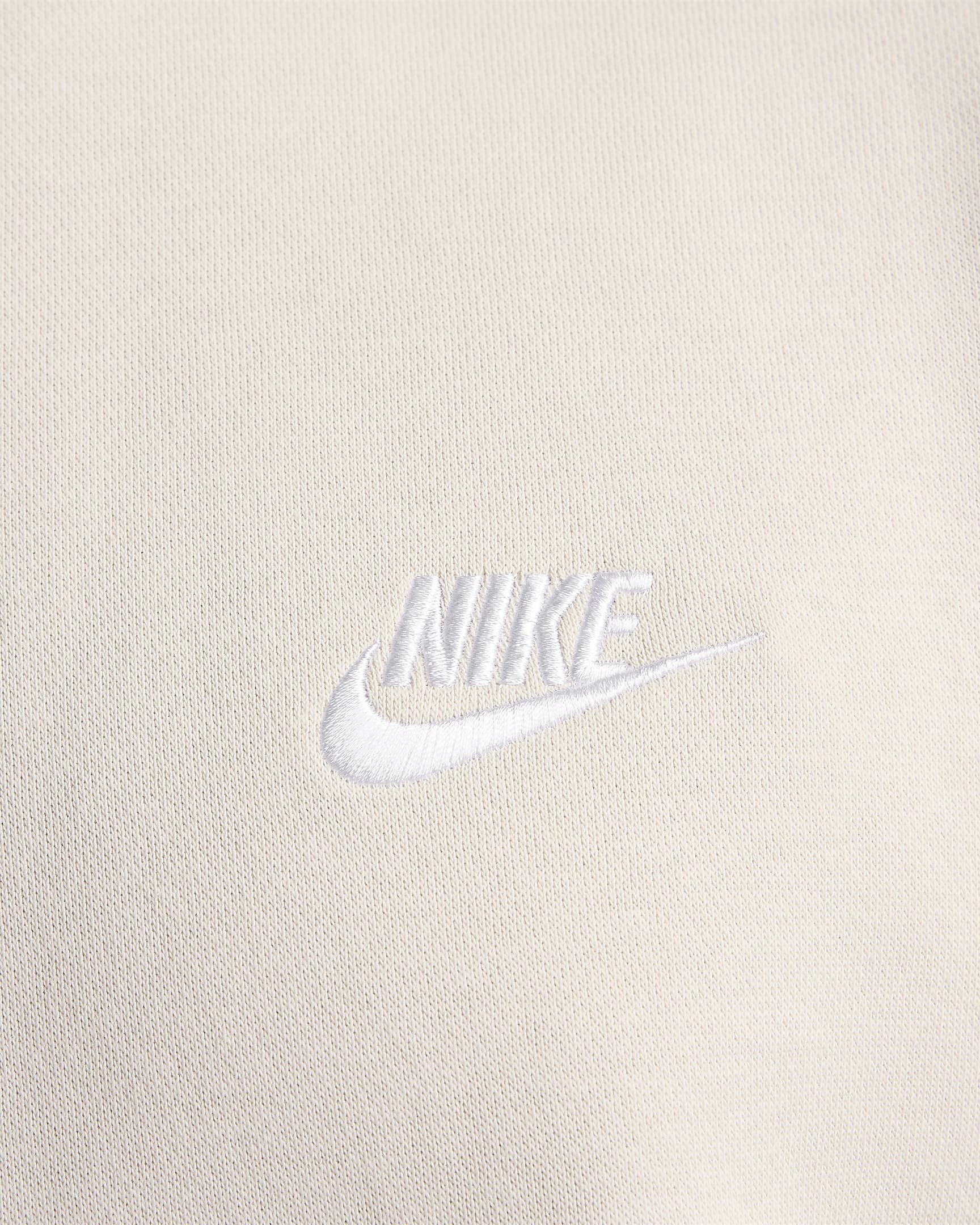 Nike Sportswear Club Fleece Erkek Crew Üst - Light Orewood Brown/Beyaz