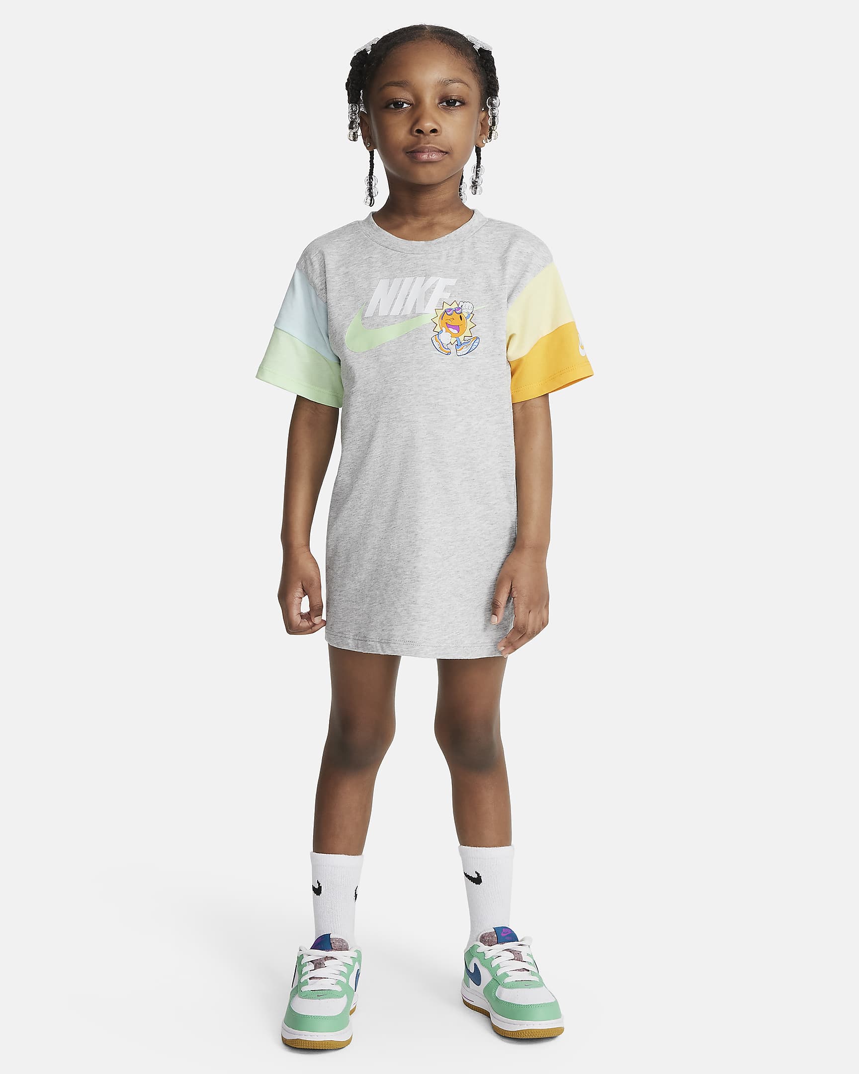 Nike KSA Vestido - Infantil - Light Smoke Grey