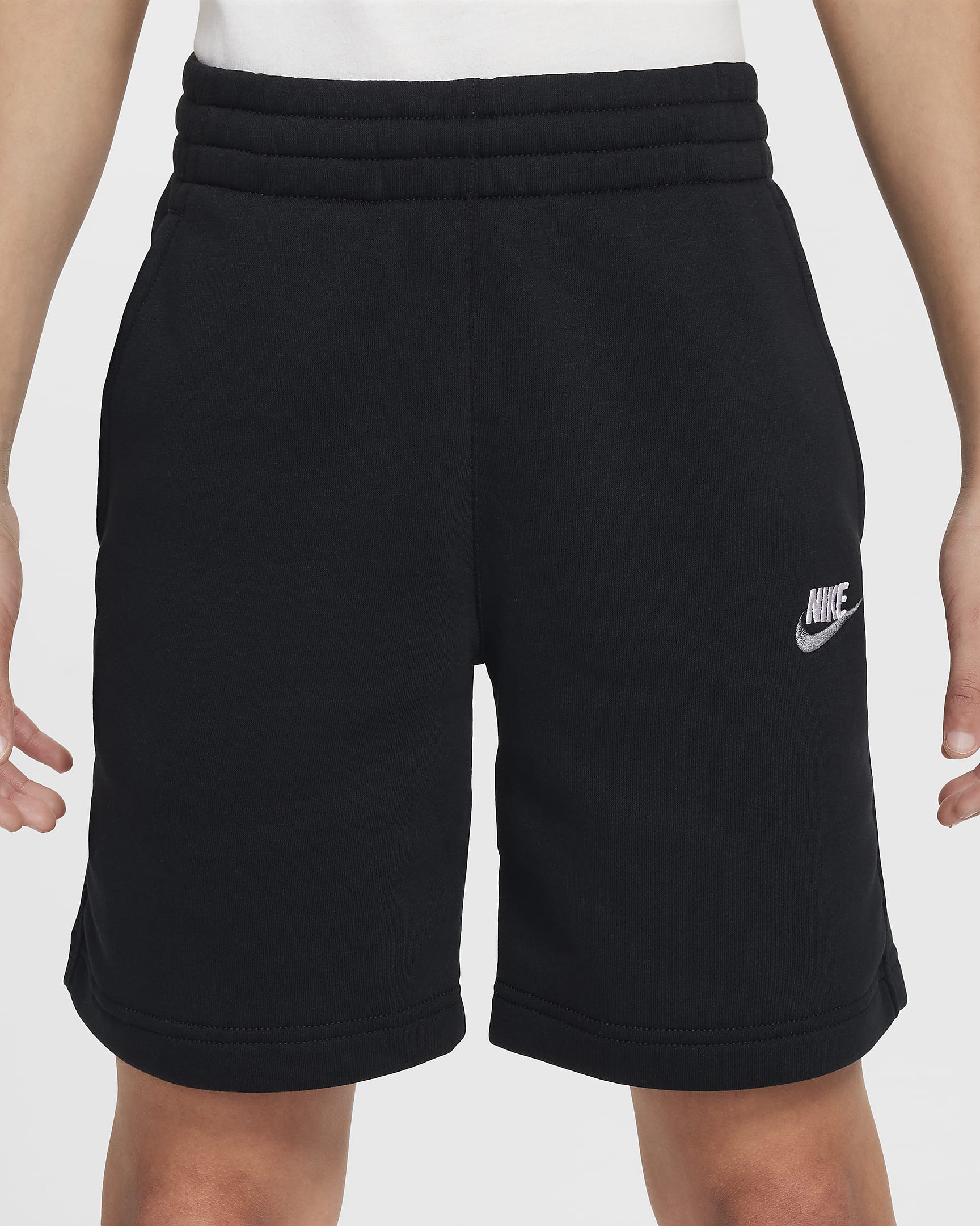 Nike Sportswear Club Fleece Older Kids' Tracksuit Shorts Set. Nike BE