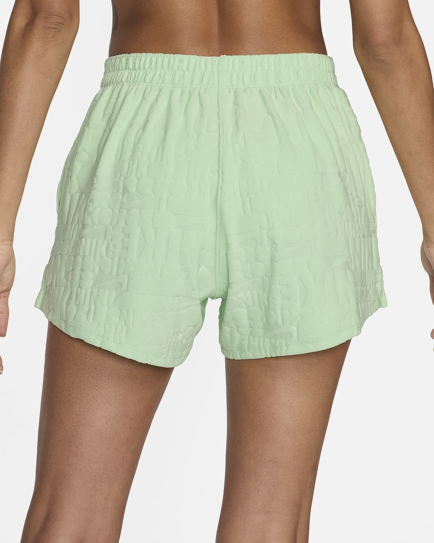 Shorts para salida de baño para mujer Nike Swim Retro Flow - Verde vapor