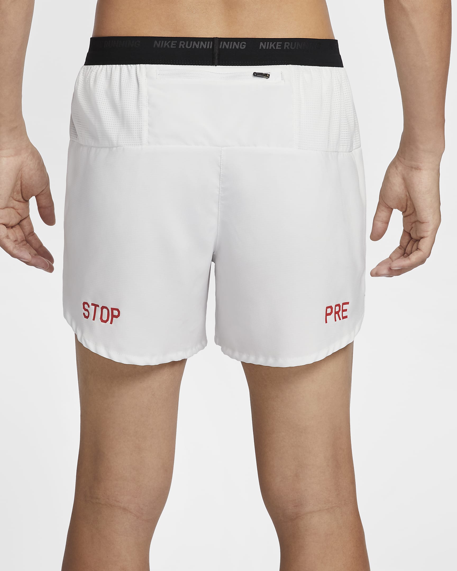 Nike Flex Stride Run Energy Men's 5" Brief-Lined Running Shorts - Summit White/Black/Gym Red/Picante Red