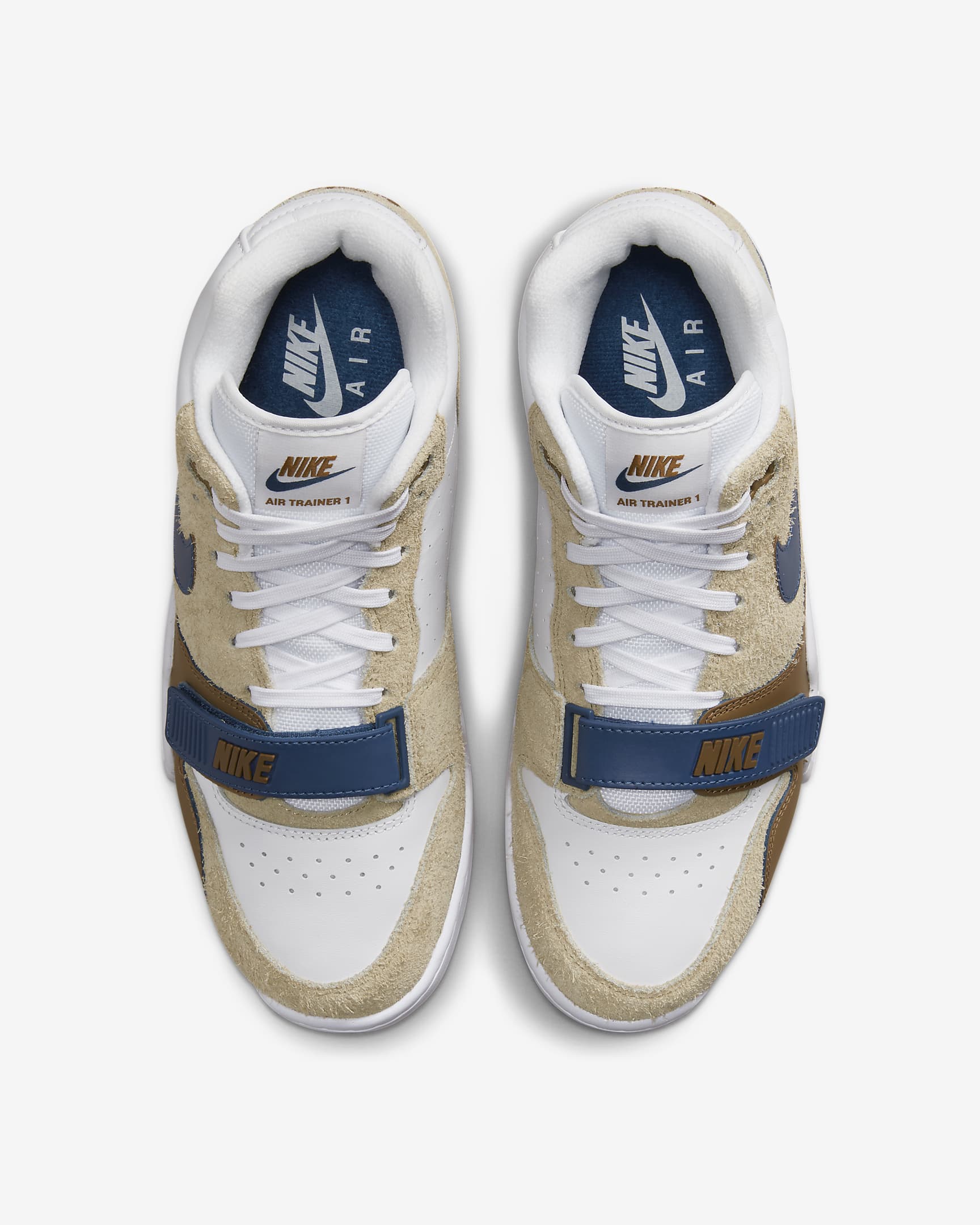 Nike Air Trainer 1 Men's Shoes - Limestone/Ale Brown/White/Valerian Blue
