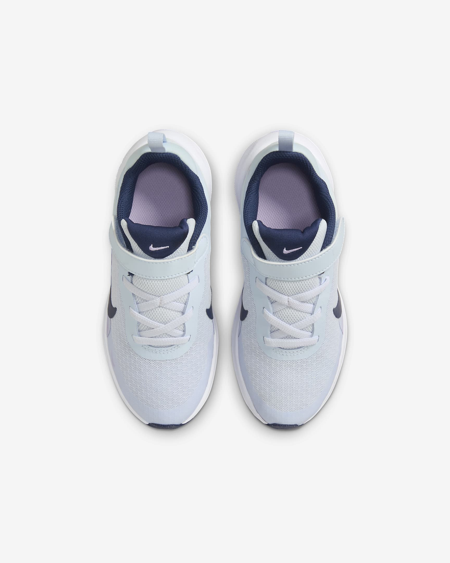 รองเท้าเด็กเล็ก Nike Revolution 7 - Football Grey/Lilac Bloom/Lilac/Midnight Navy