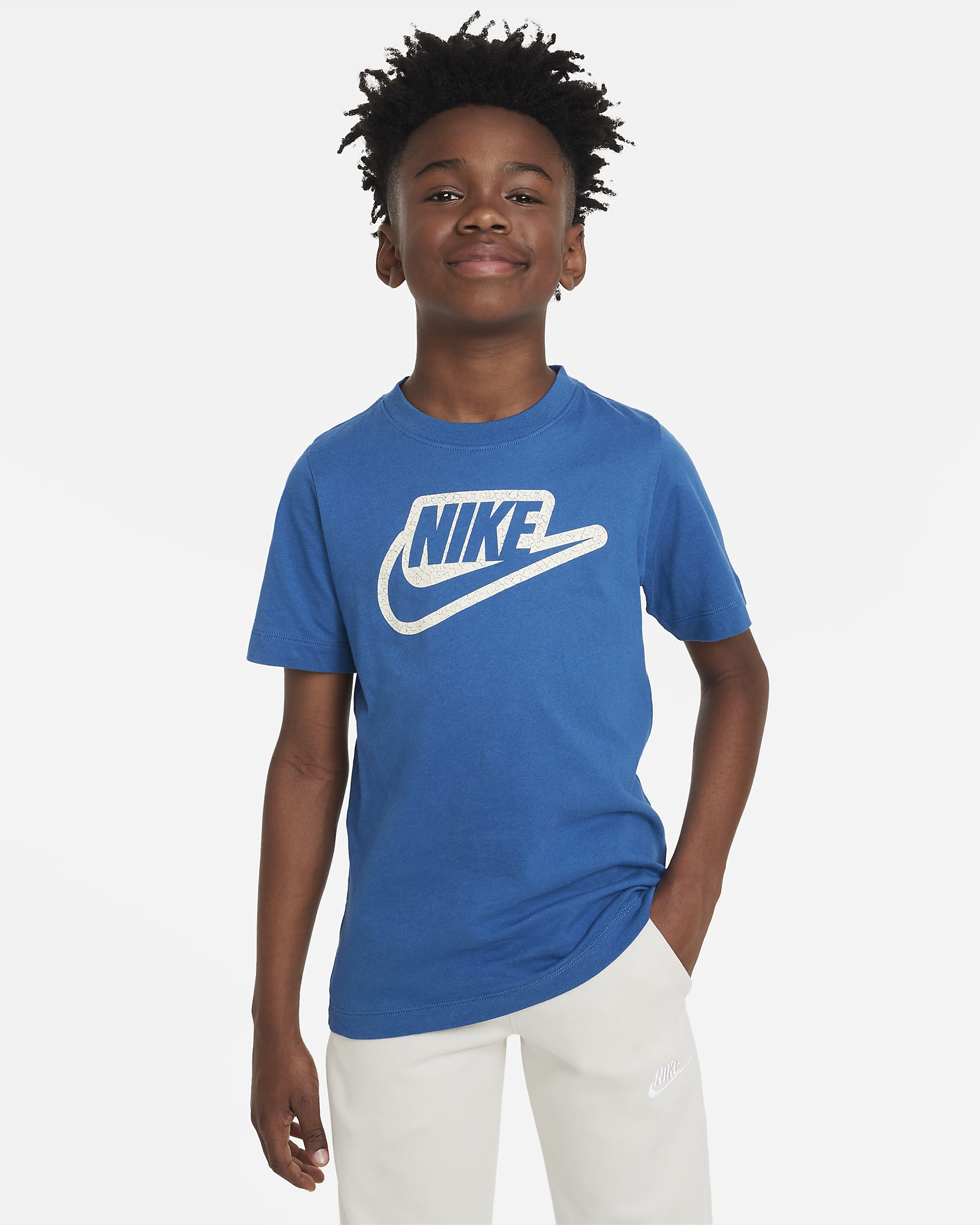 Nike Sportswear Older Kids' T-Shirt - Industrial Blue
