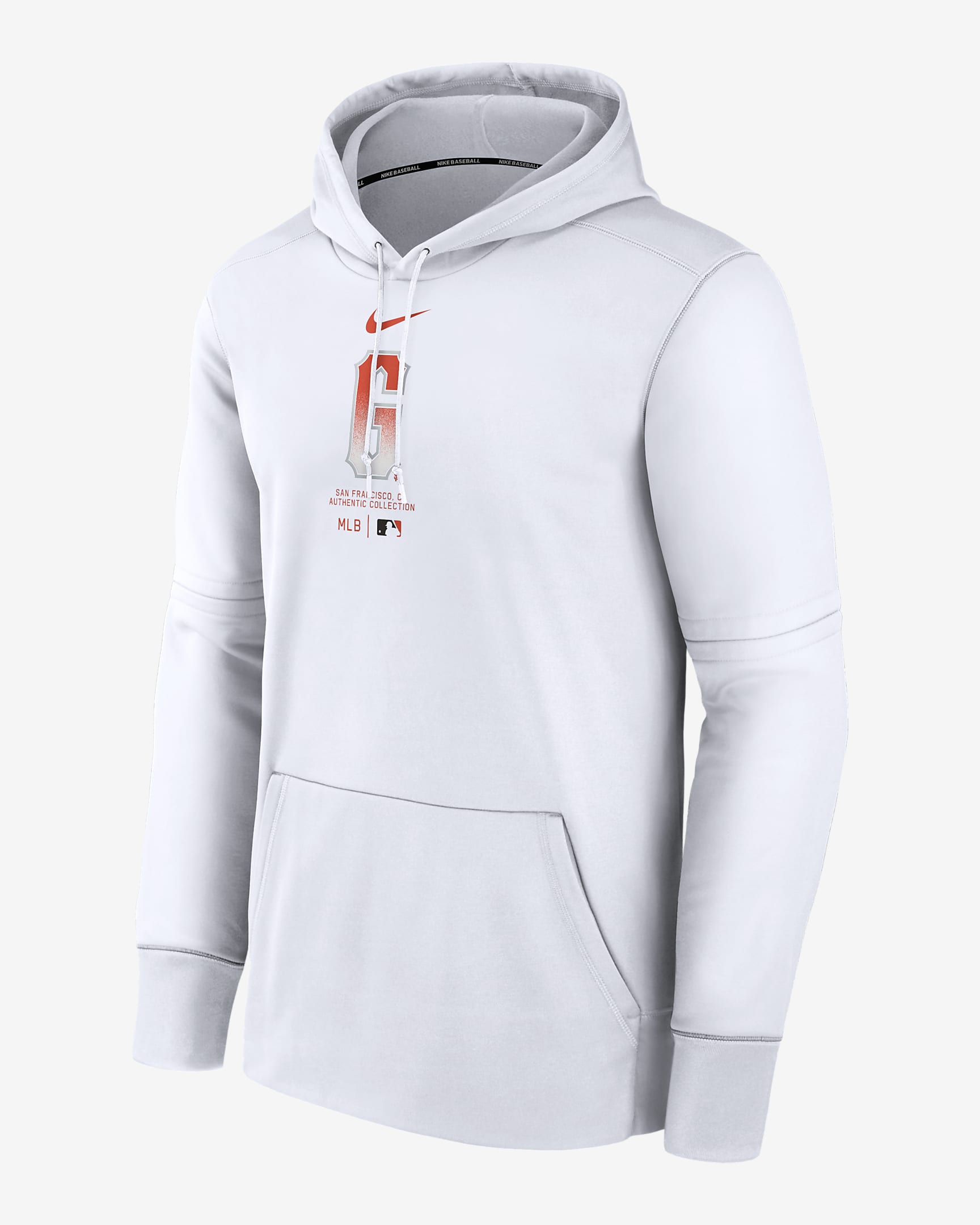 San Francisco Giants City Connect Practice Men's Nike Therma MLB Pullover Hoodie - White