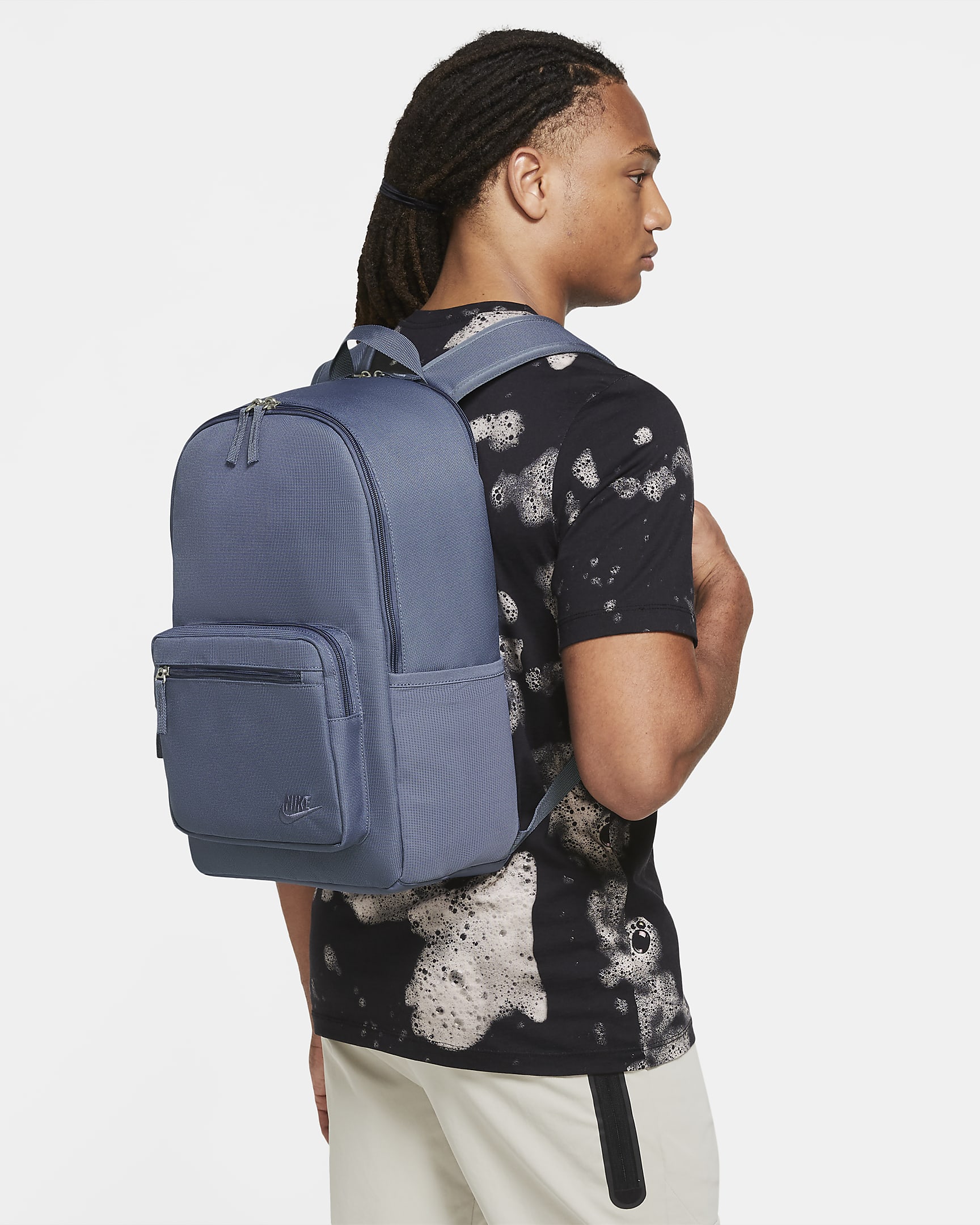 Nike Heritage Eugene Backpack (23L) - Diffused Blue/Diffused Blue/Diffused Blue