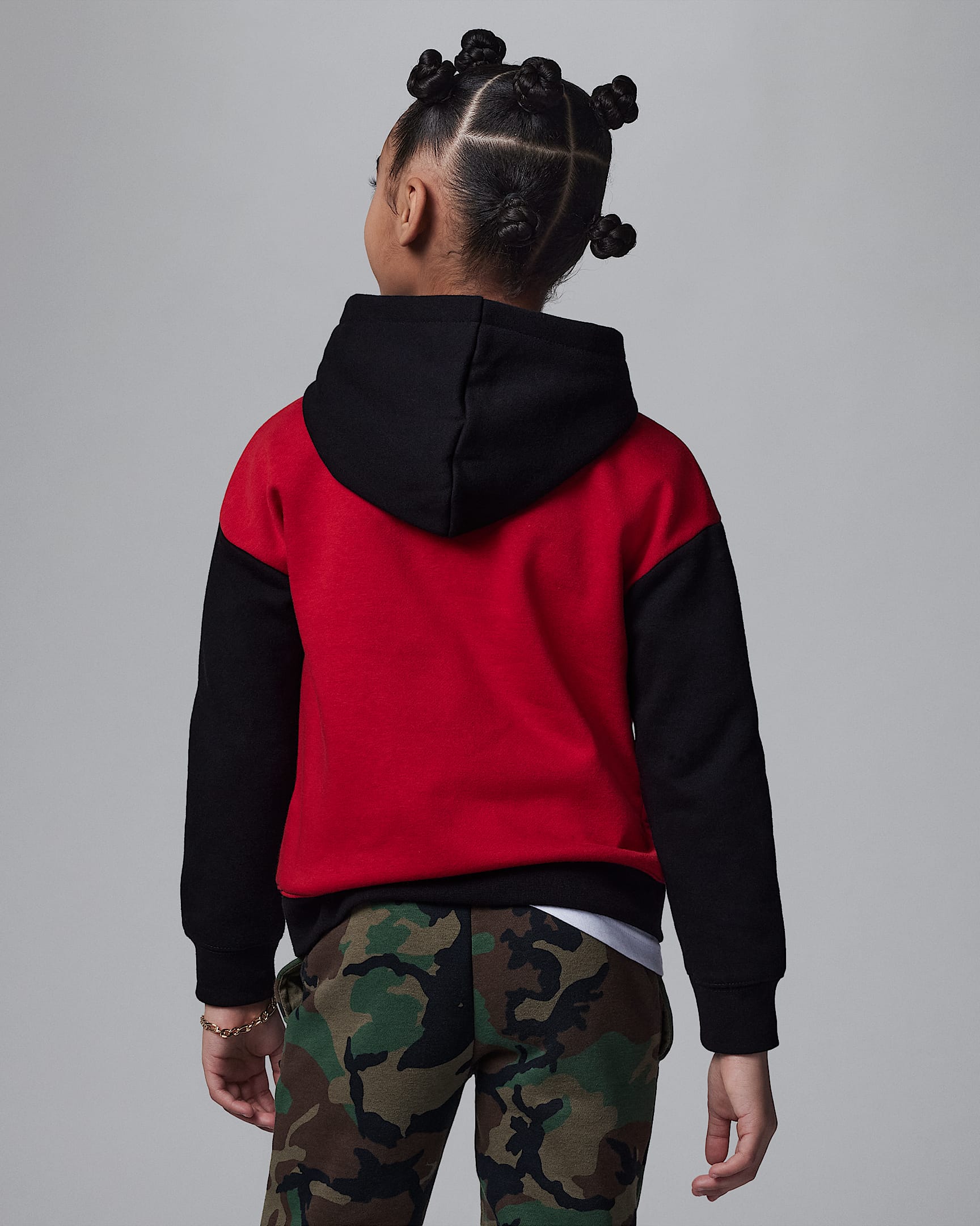 Jordan Blocked AirRess Pullover Hoodie Little Kids' Hoodie.