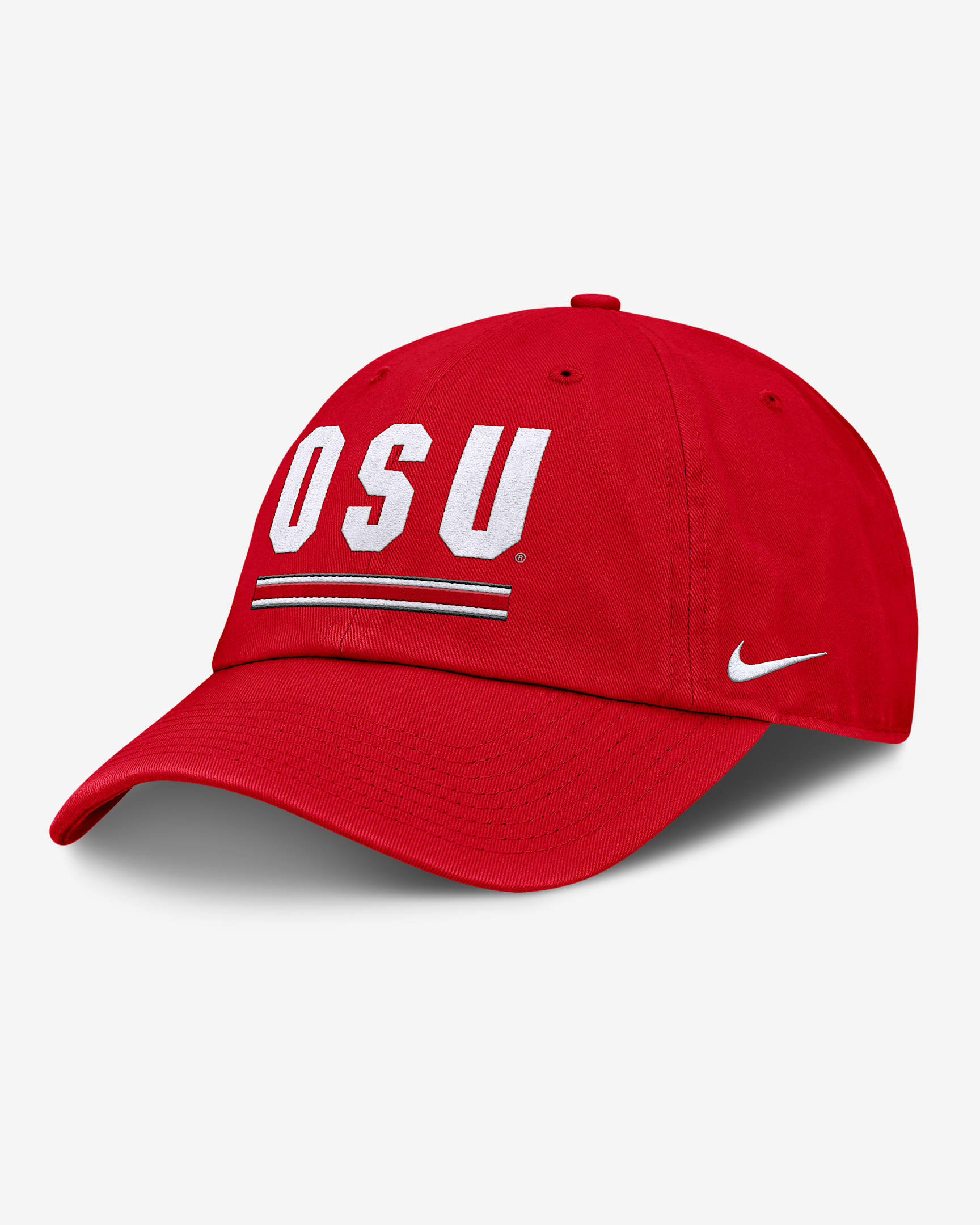 Ohio State Primetime Campus Club Men's Nike College Adjustable Hat - Red