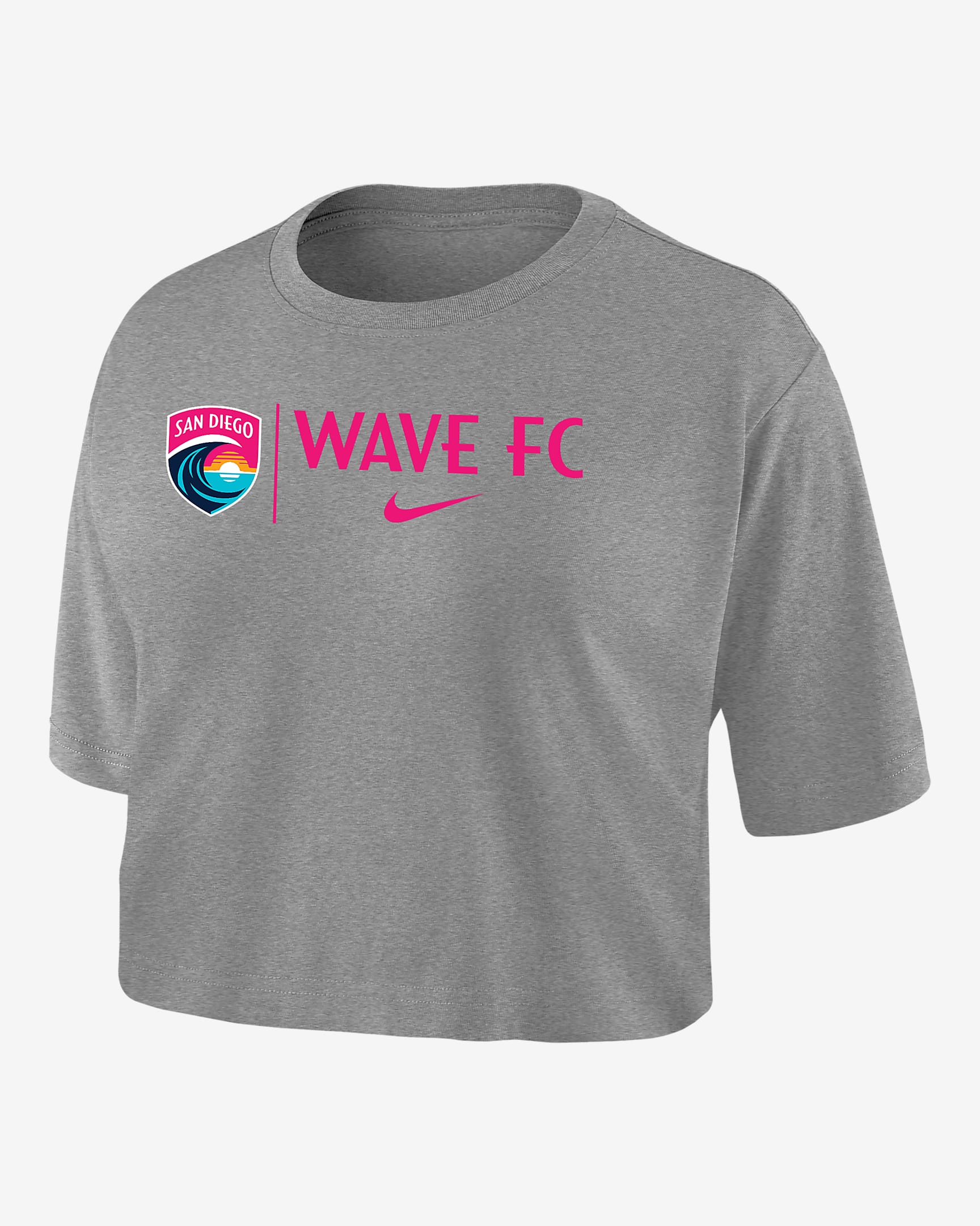 San Diego Wave Women's Nike DriFIT Soccer Cropped TShirt.