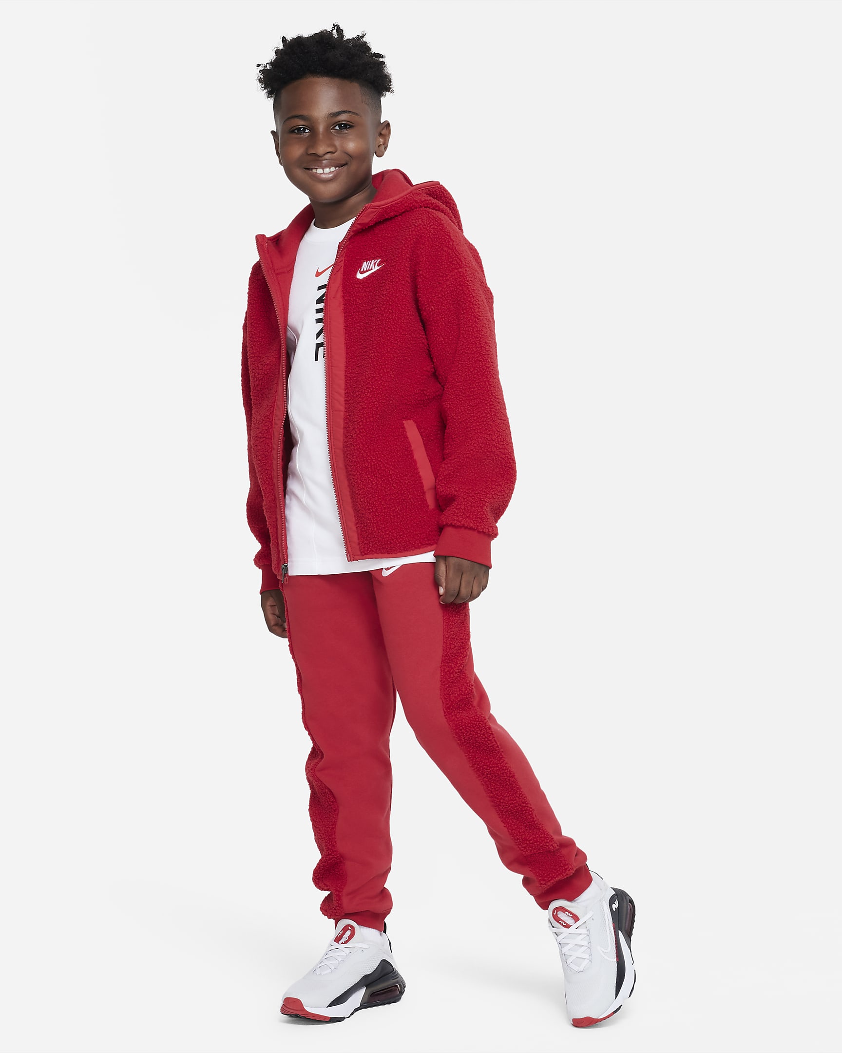 Nike Sportswear Club Fleece Older Kids' (Boys') Full-Zip Winterized ...